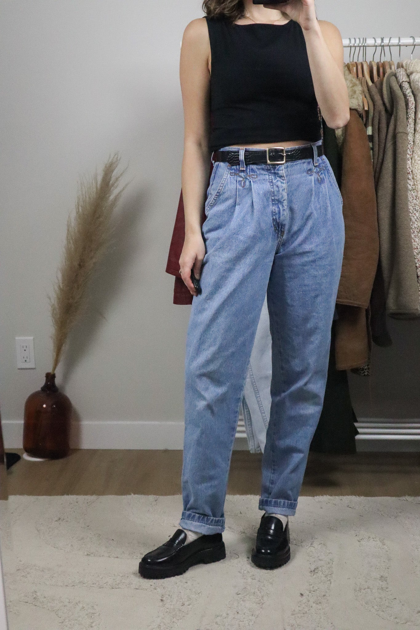 Made in Canada x Vintage x Pleated Jeans (6/8)