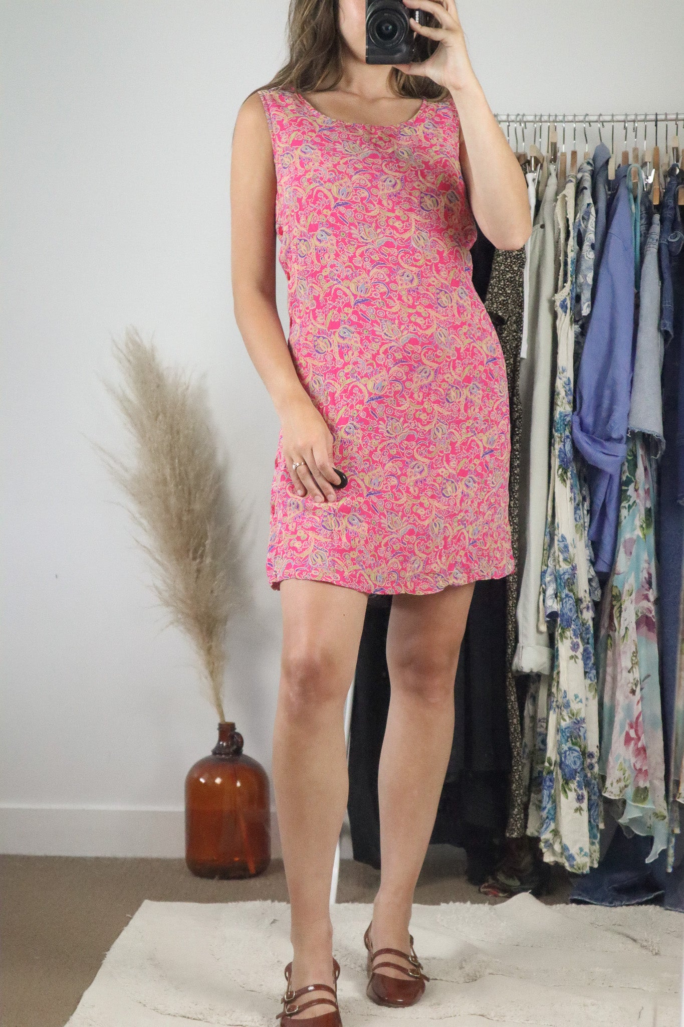 Vintage x Floral Dress (M)