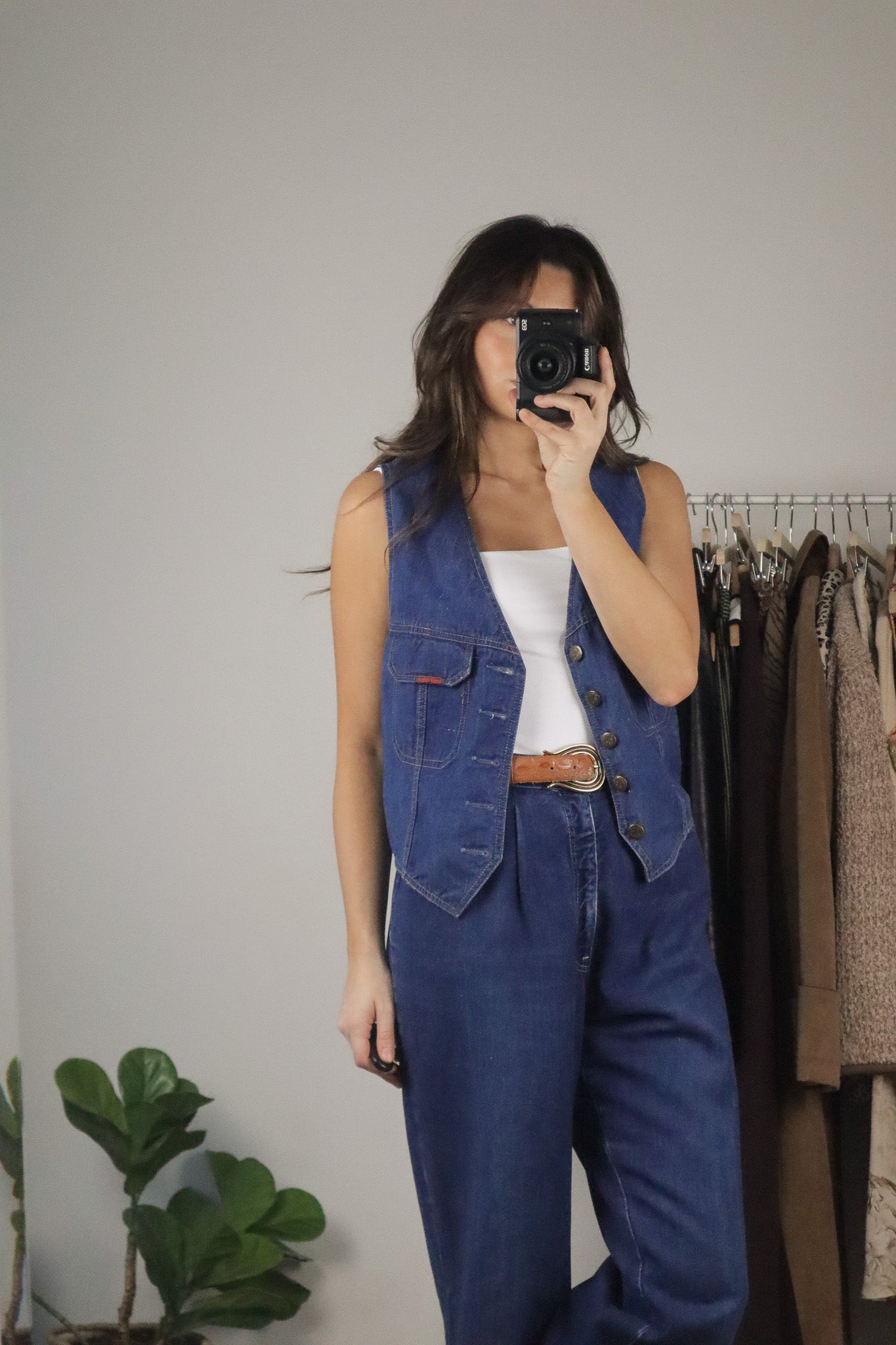 Vintage 70s x Denim Vest (M)