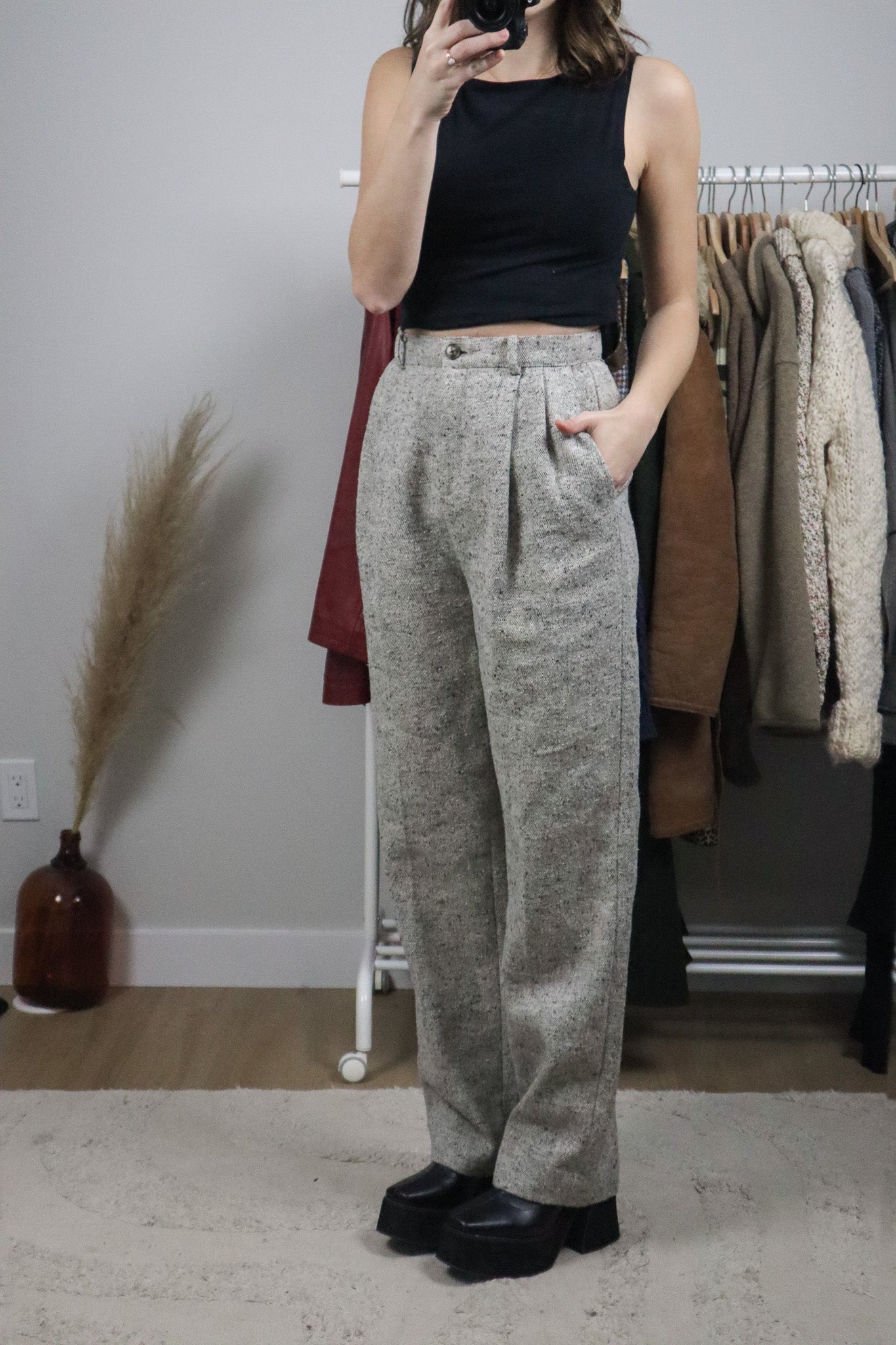 Deadstock x Tory Burch x Linen & Wool Blend Pants (4)