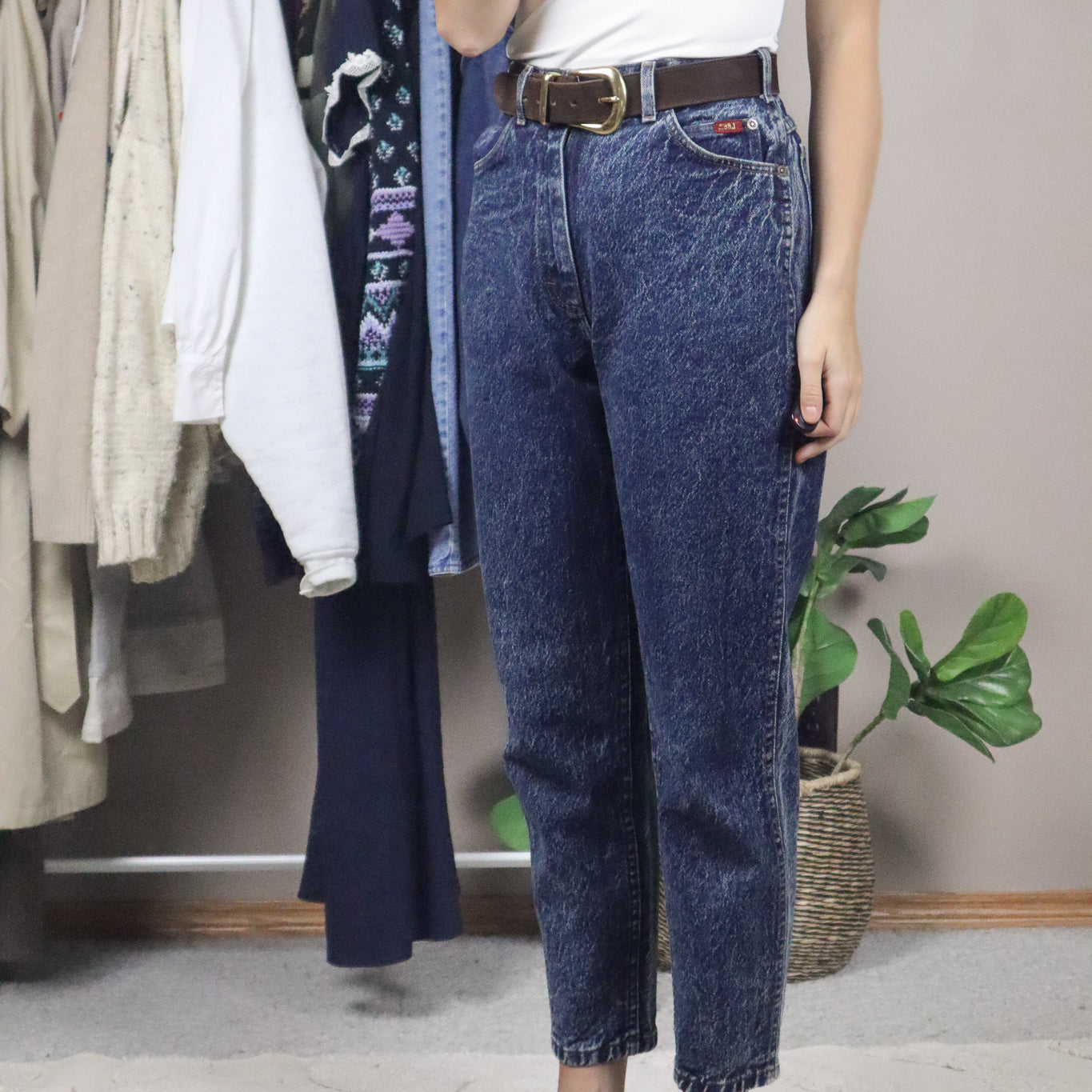 Made in USA x Vintage x Lee Acid Wash Jeans (2)