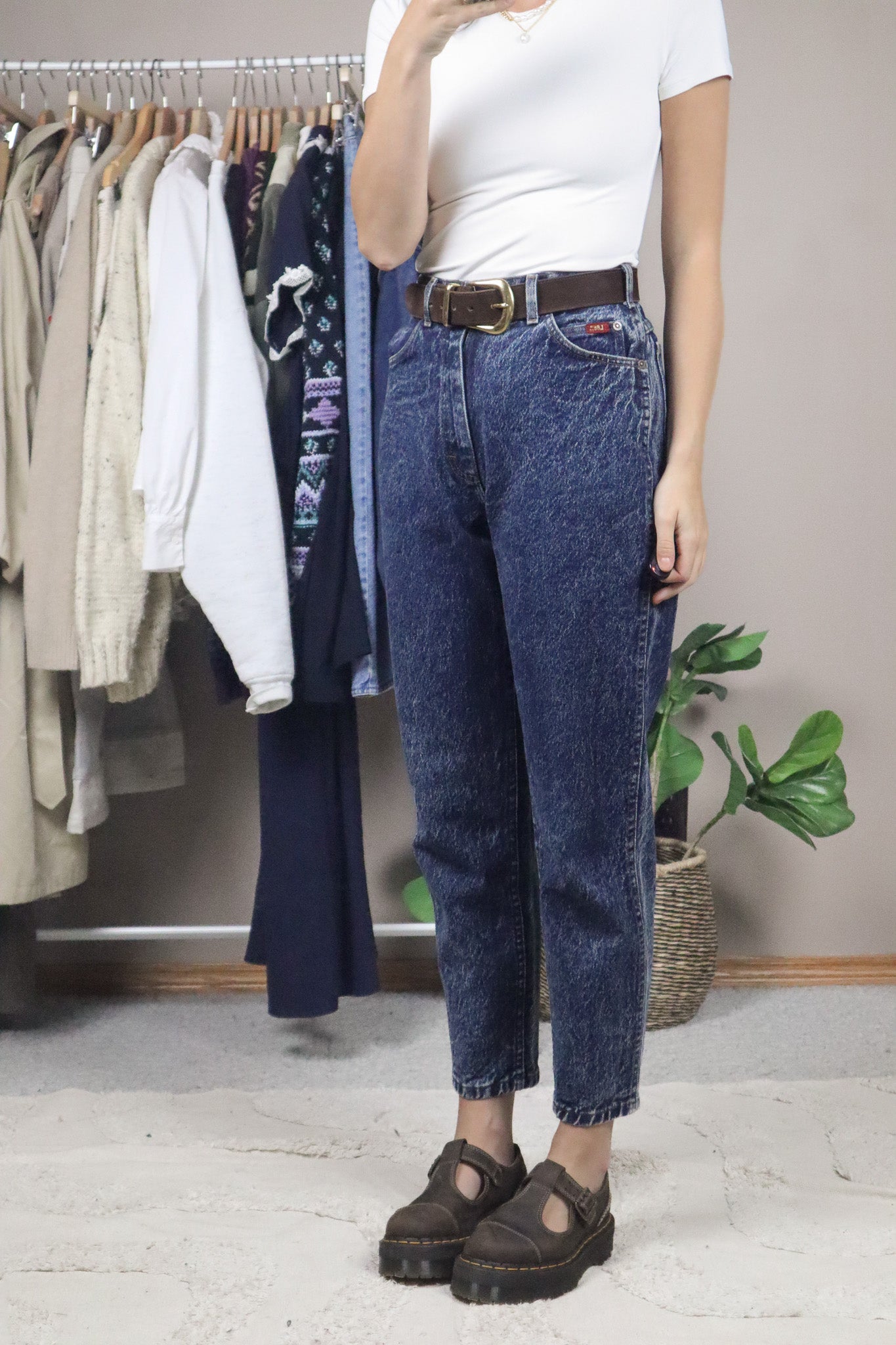 Made in USA x Vintage x Lee Acid Wash Jeans (2)