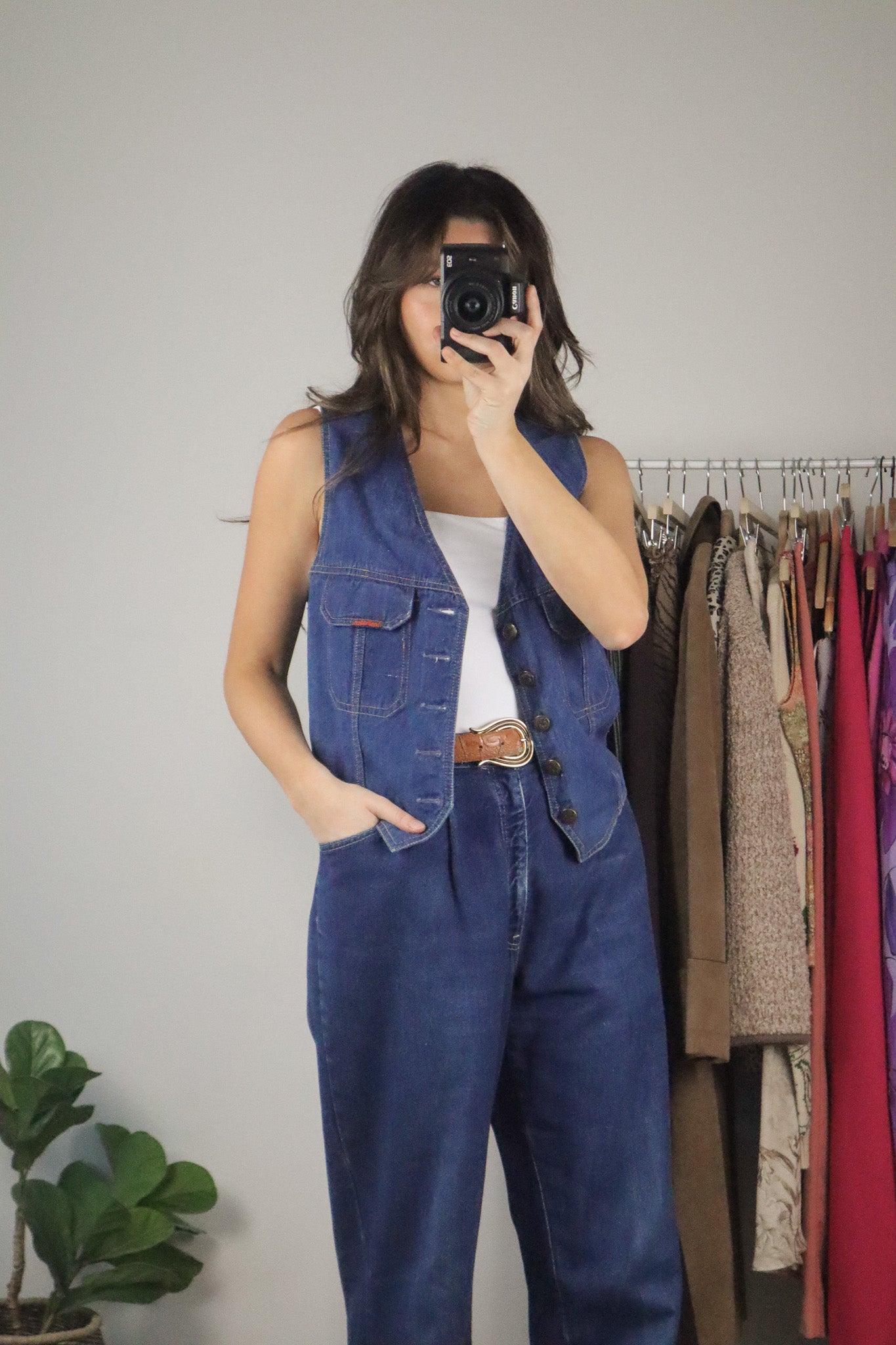 Vintage 70s x Denim Vest (M)