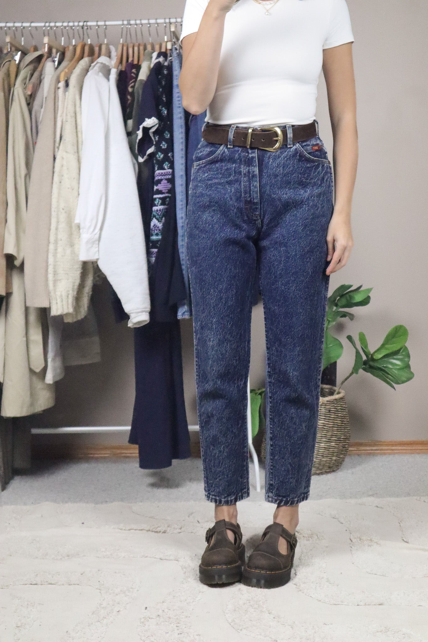 Made in USA x Vintage x Lee Acid Wash Jeans (2)