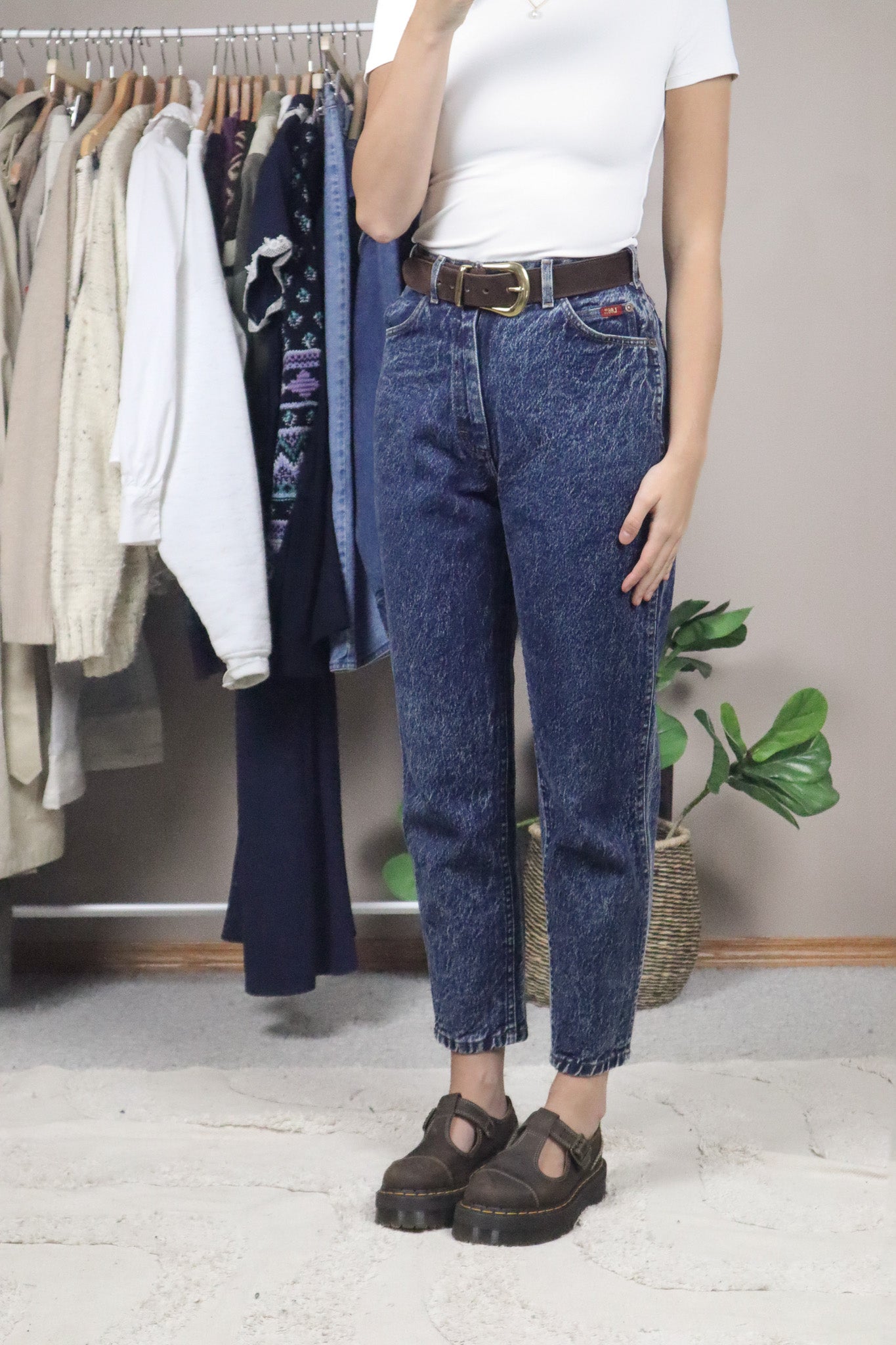 Made in USA x Vintage x Lee Acid Wash Jeans (2)