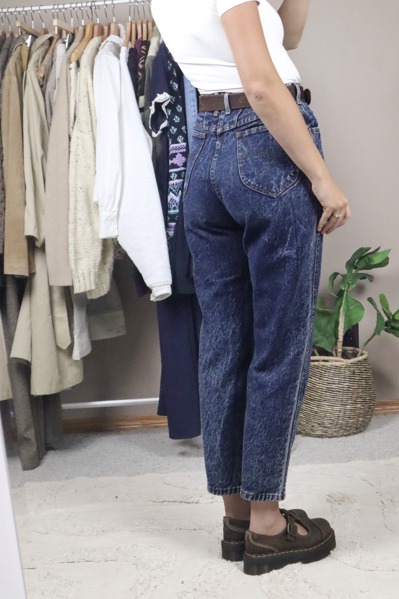 Made in USA x Vintage x Lee Acid Wash Jeans (2)