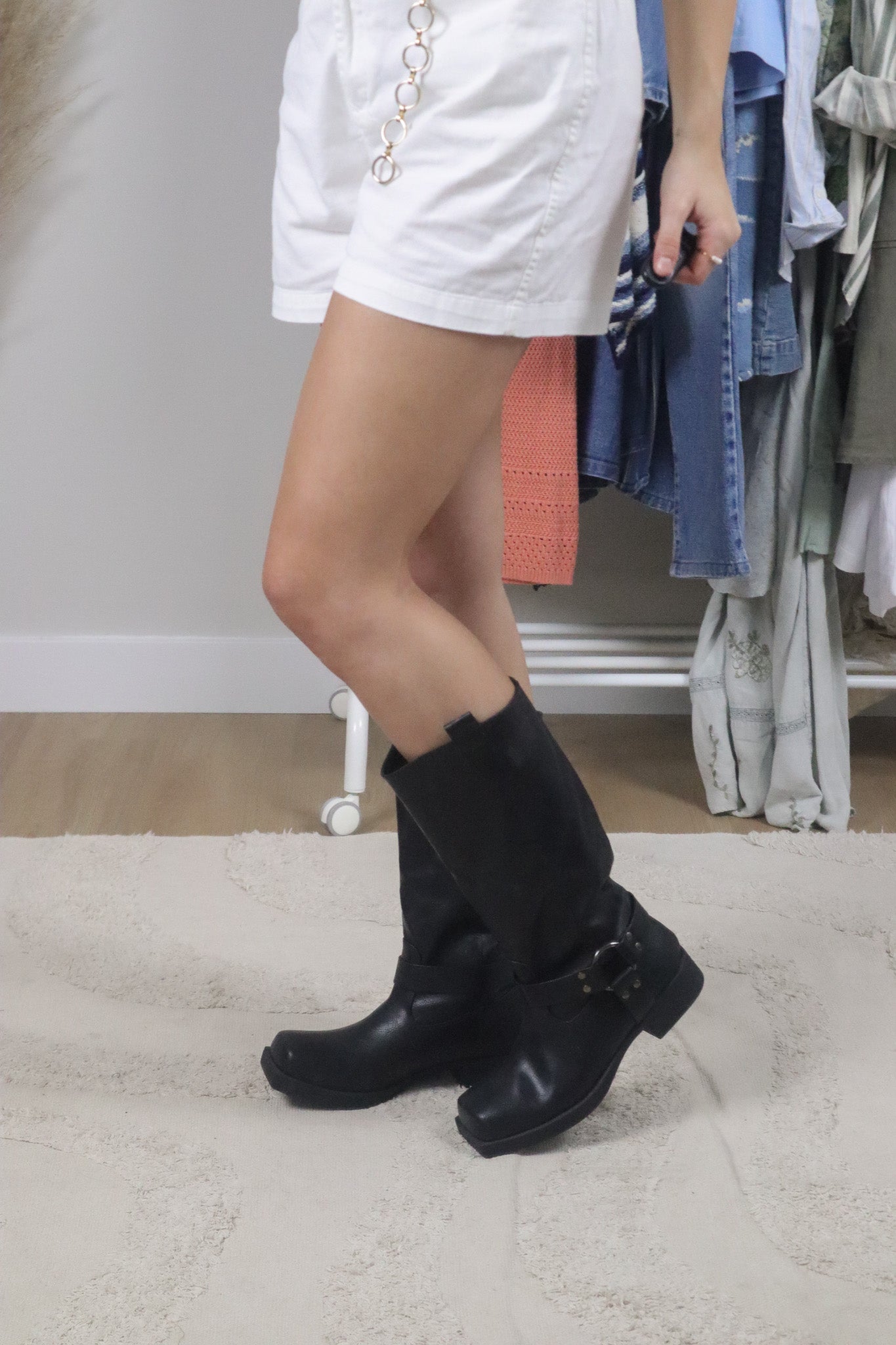 Modern x Faux Leather Moto Boots (7)