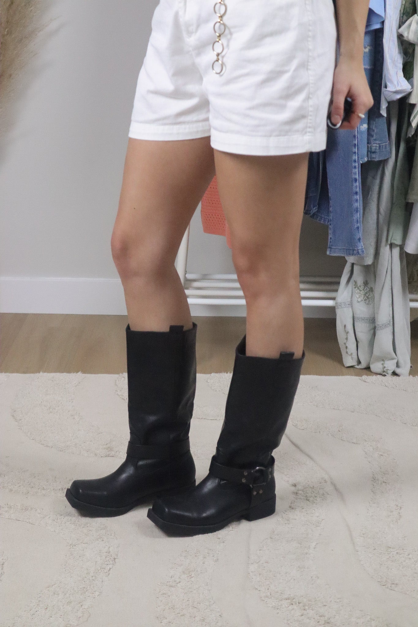 Modern x Faux Leather Moto Boots (7)