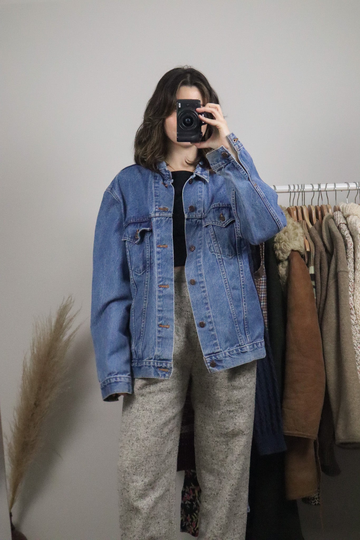 Made in Canada x Vintage x Levi's Denim Trucker Jacket (L)