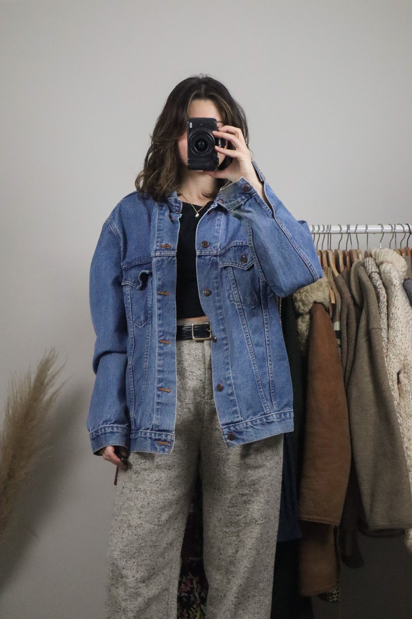 Made in Canada x Vintage x Levi's Denim Trucker Jacket (L)