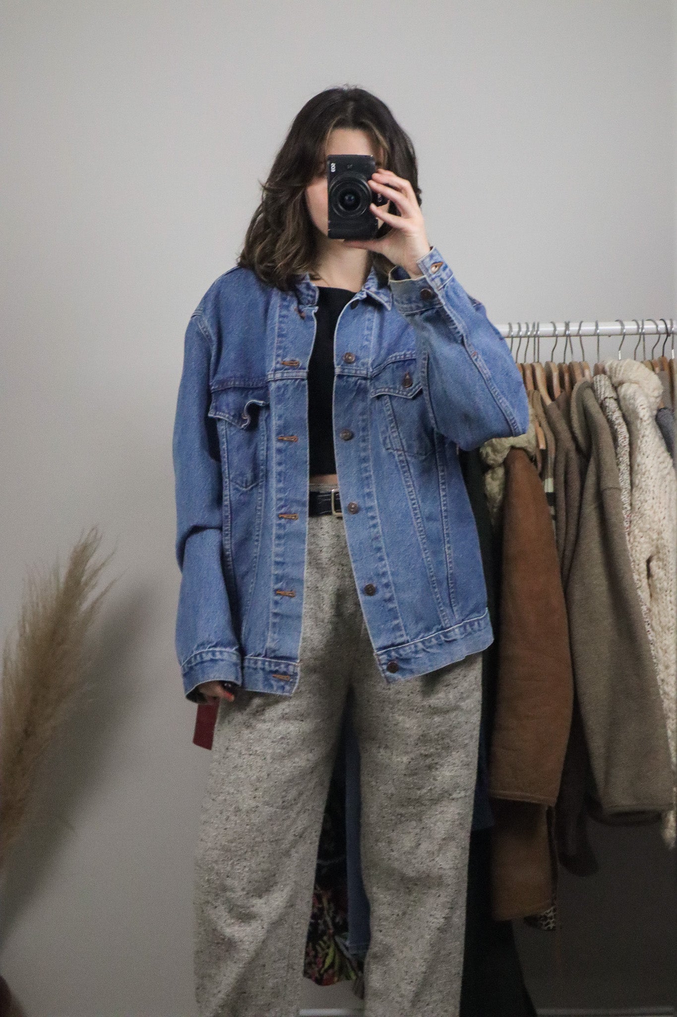 Made in Canada x Vintage x Levi's Denim Trucker Jacket (L)