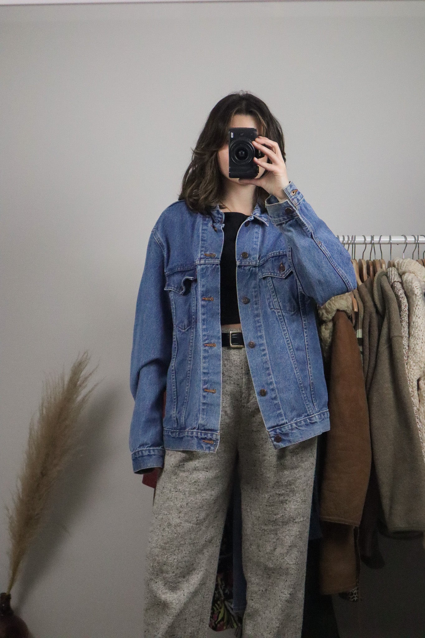 Made in Canada x Vintage x Levi's Denim Trucker Jacket (L)