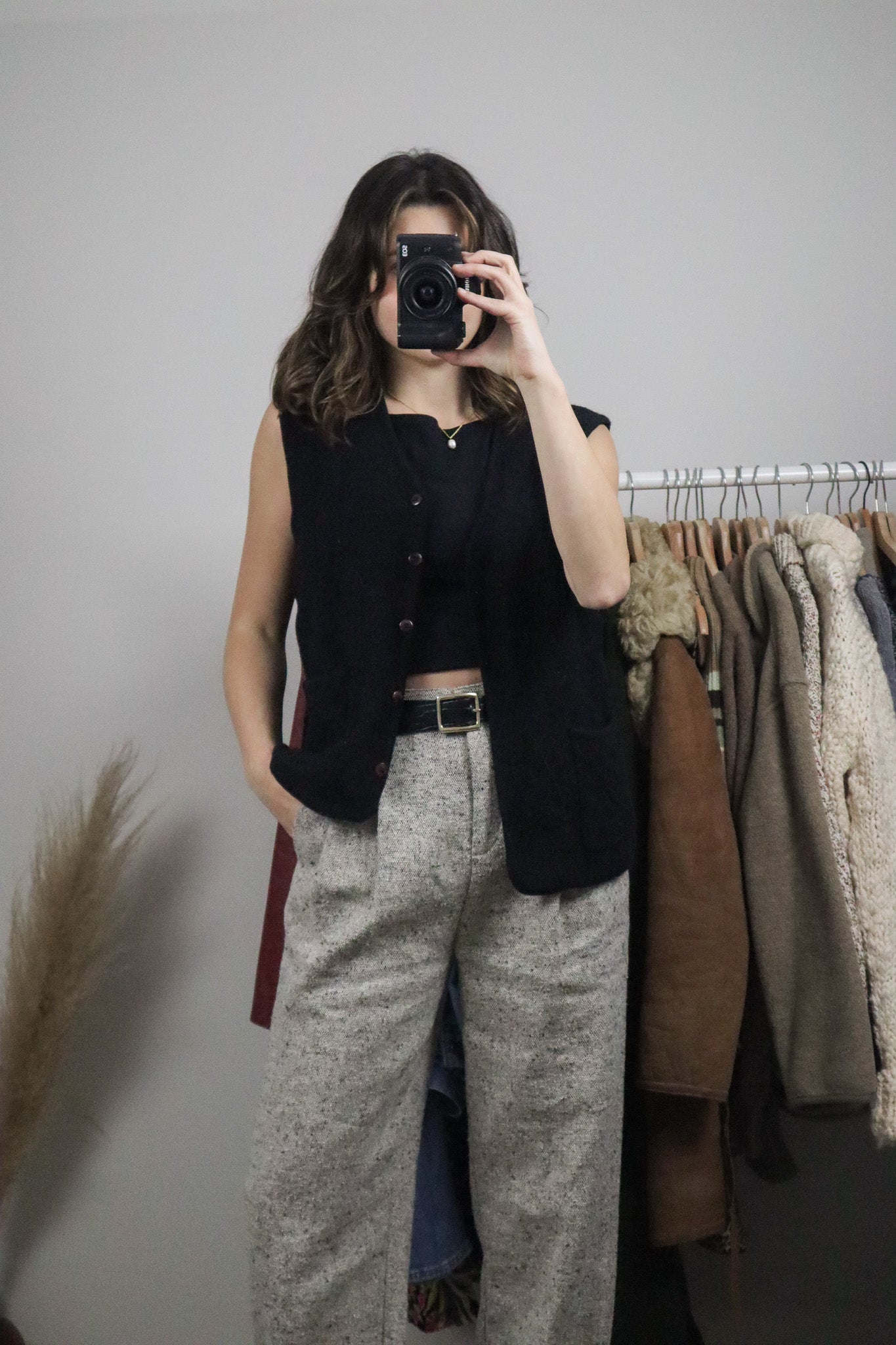 Vintage x Wool Embroidered Vest (M/L)