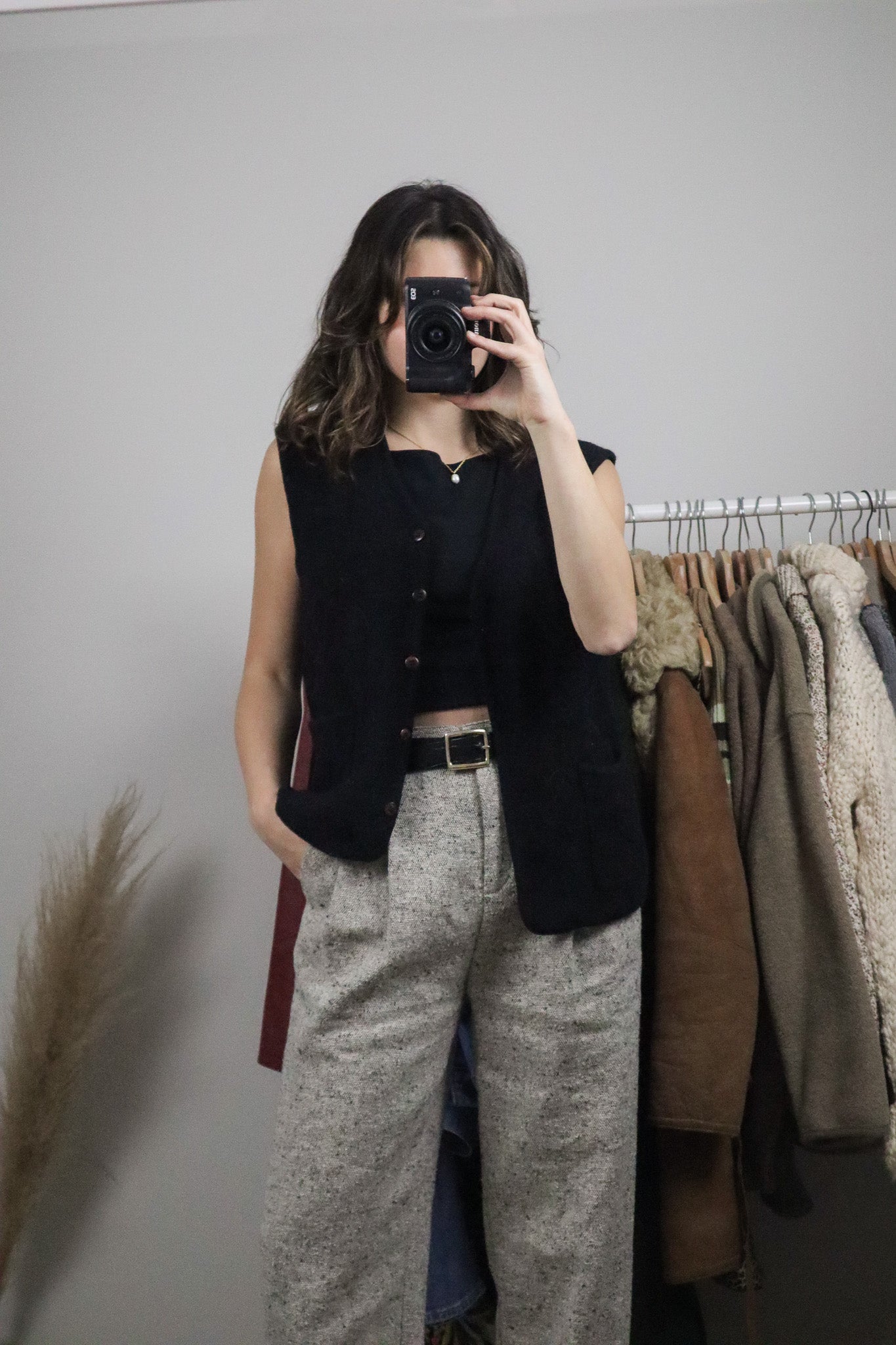 Vintage x Wool Embroidered Vest (M/L)