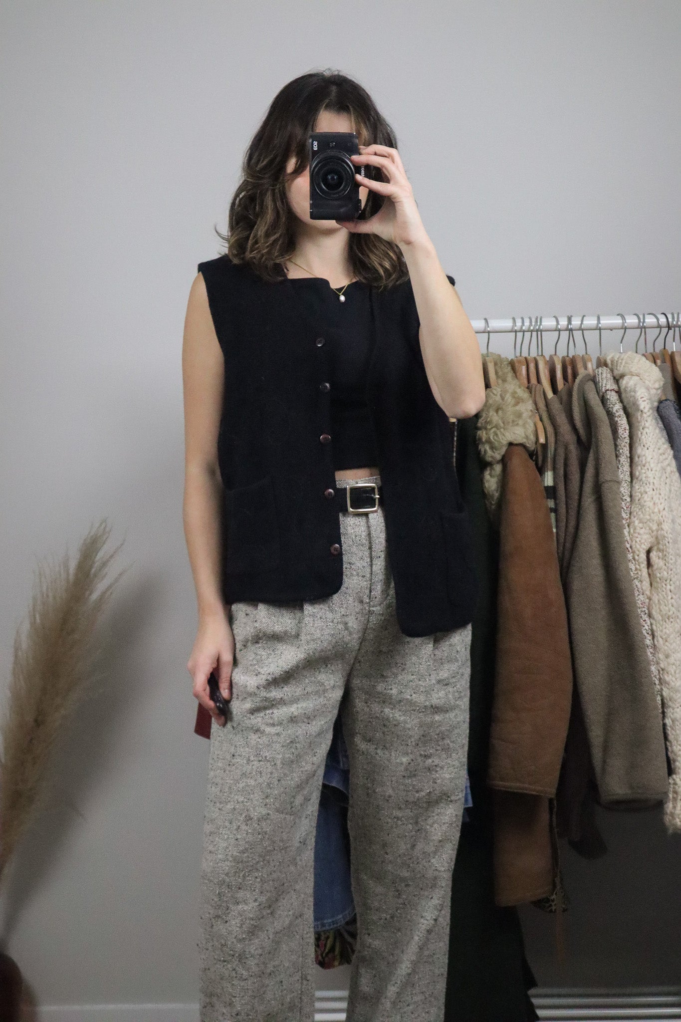 Vintage x Wool Embroidered Vest (M/L)