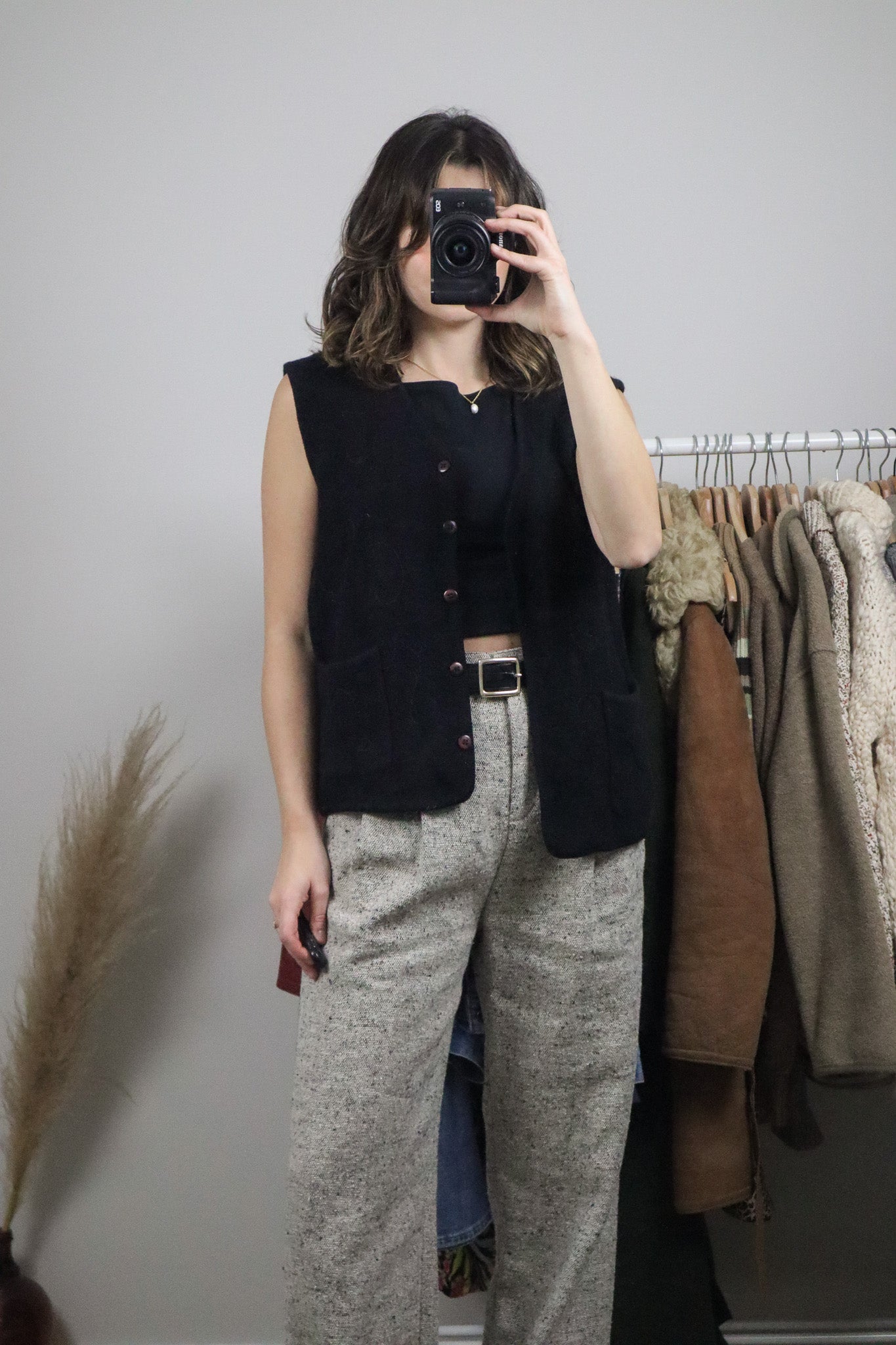 Vintage x Wool Embroidered Vest (M/L)