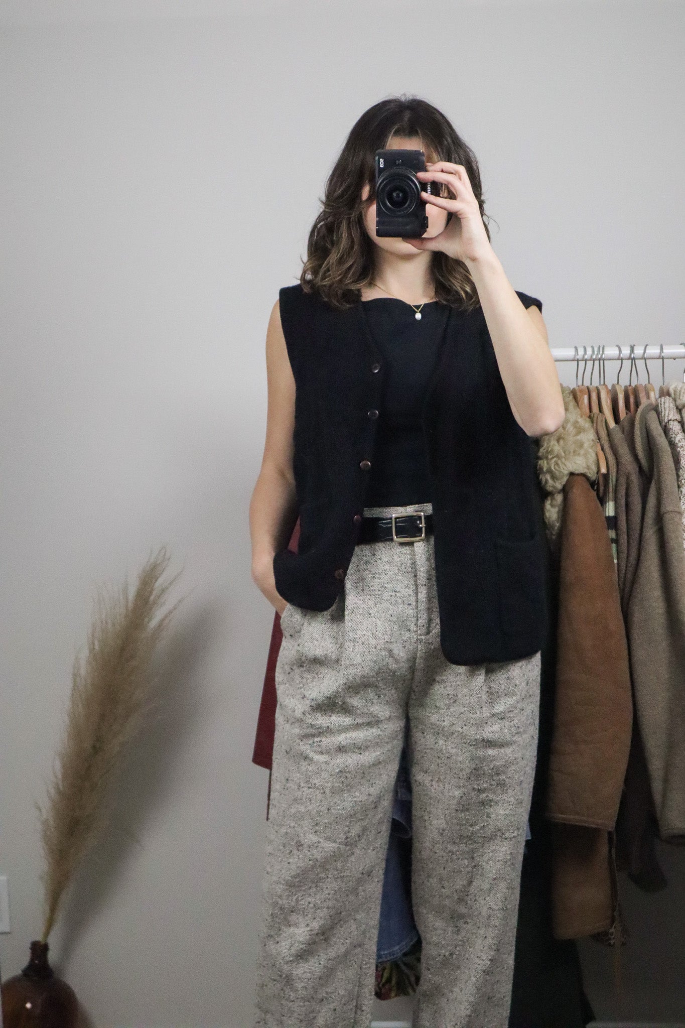 Vintage x Wool Embroidered Vest (M/L)
