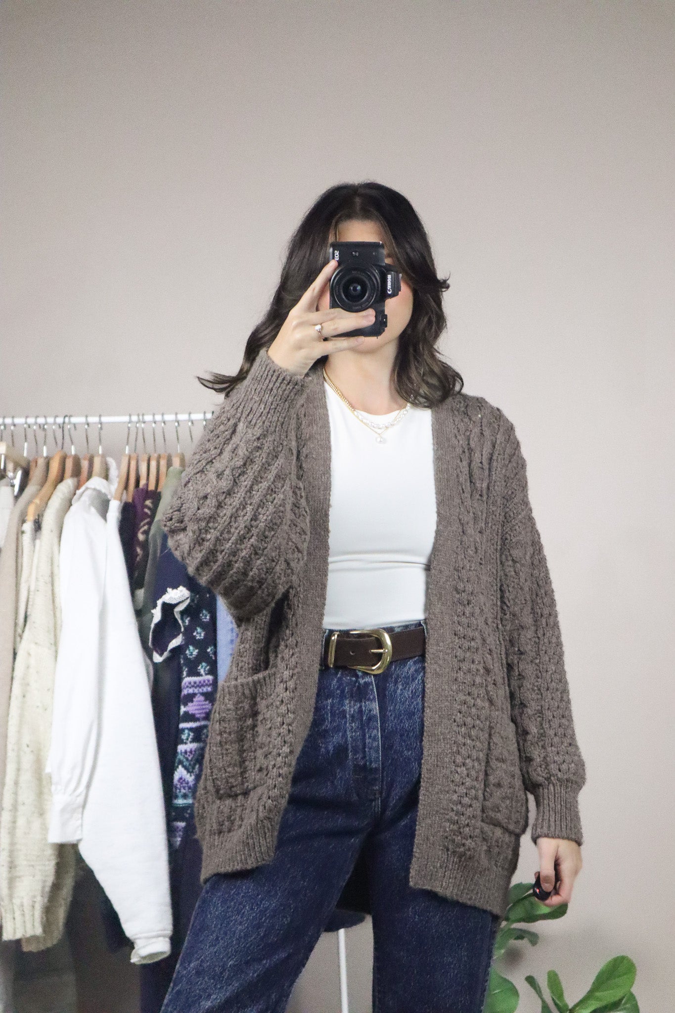 Wilfred x Wool Blend Chunky Cardigan (XS-M)