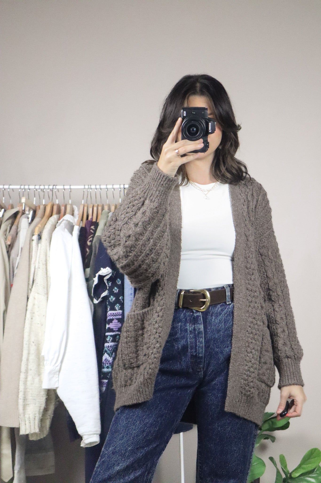 Wilfred x Wool Blend Chunky Cardigan (XS-M)