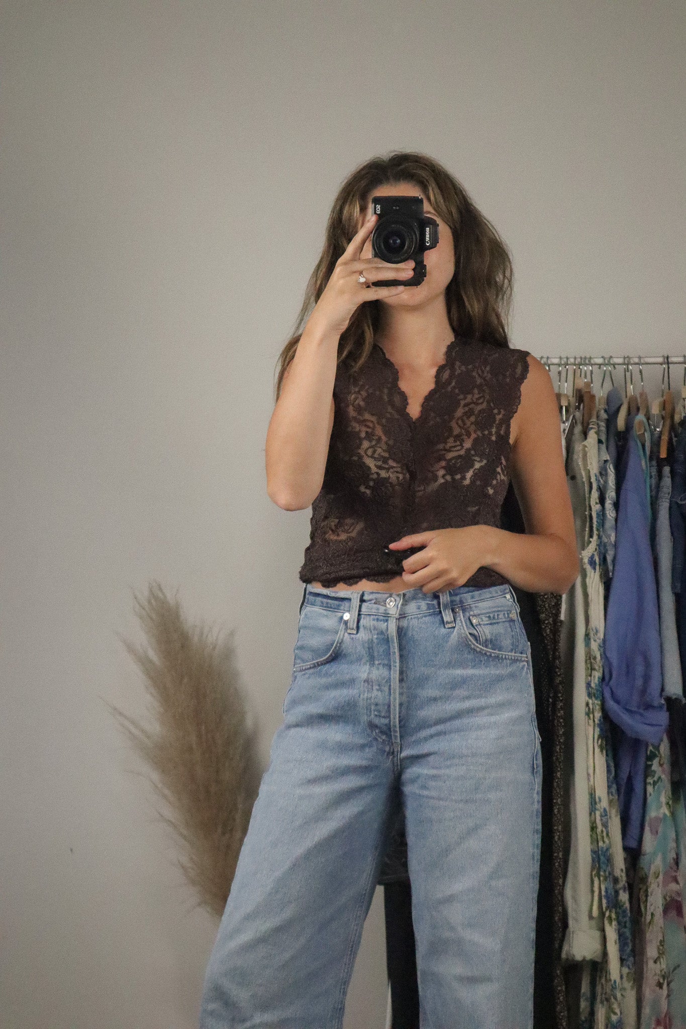 Vintage x Lace Tank (S)