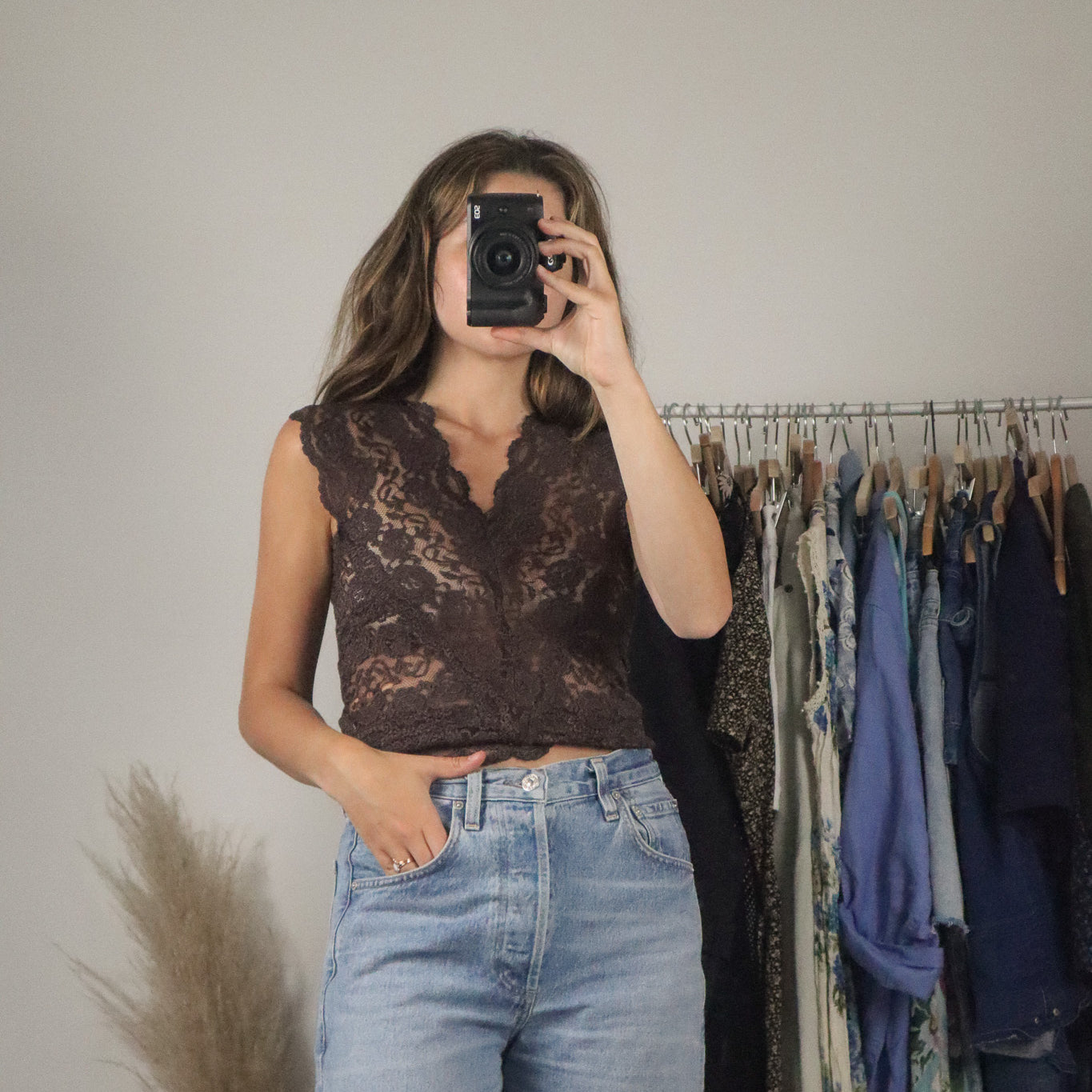 Vintage x Lace Tank (S)