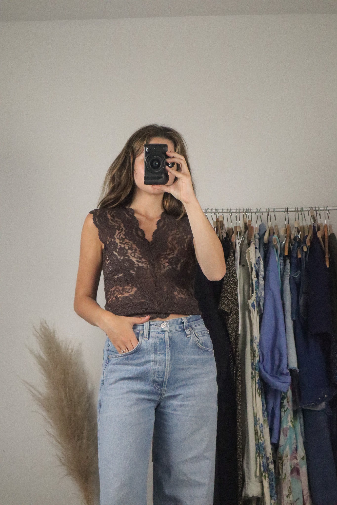 Vintage x Lace Tank (S)