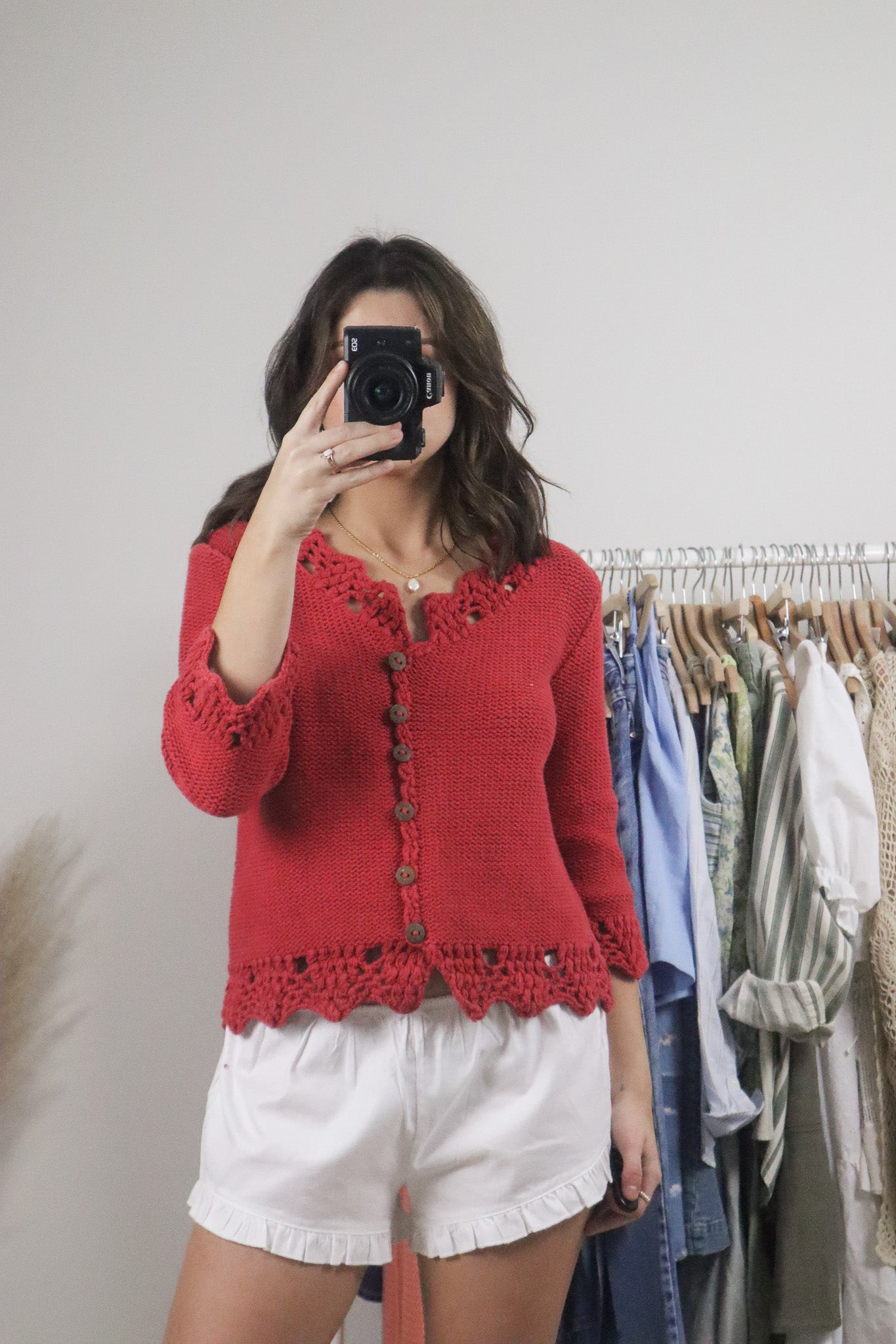 Vintage x Cotton Chunky Knit Sweater (S/M)
