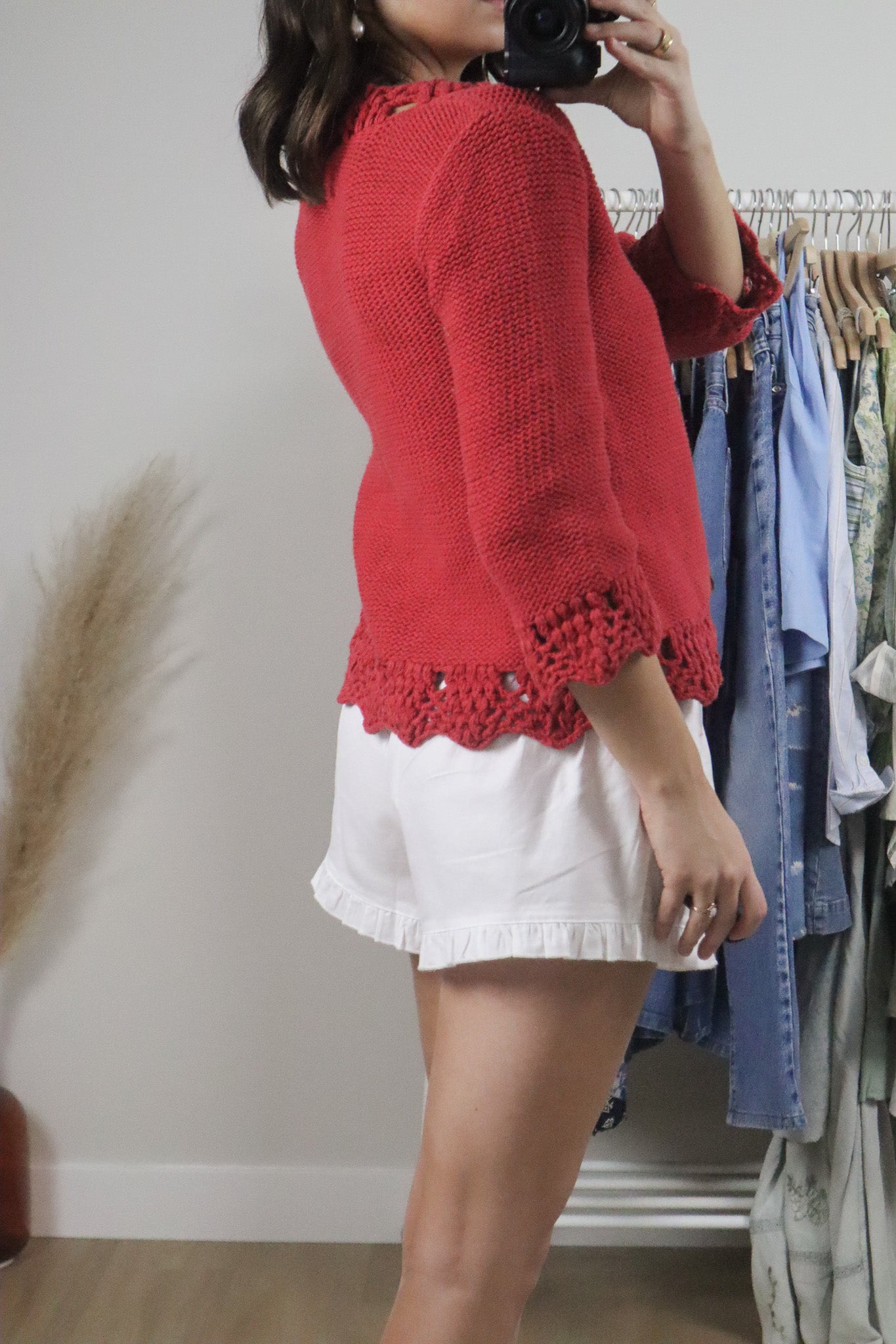Vintage x Cotton Chunky Knit Sweater (S/M)