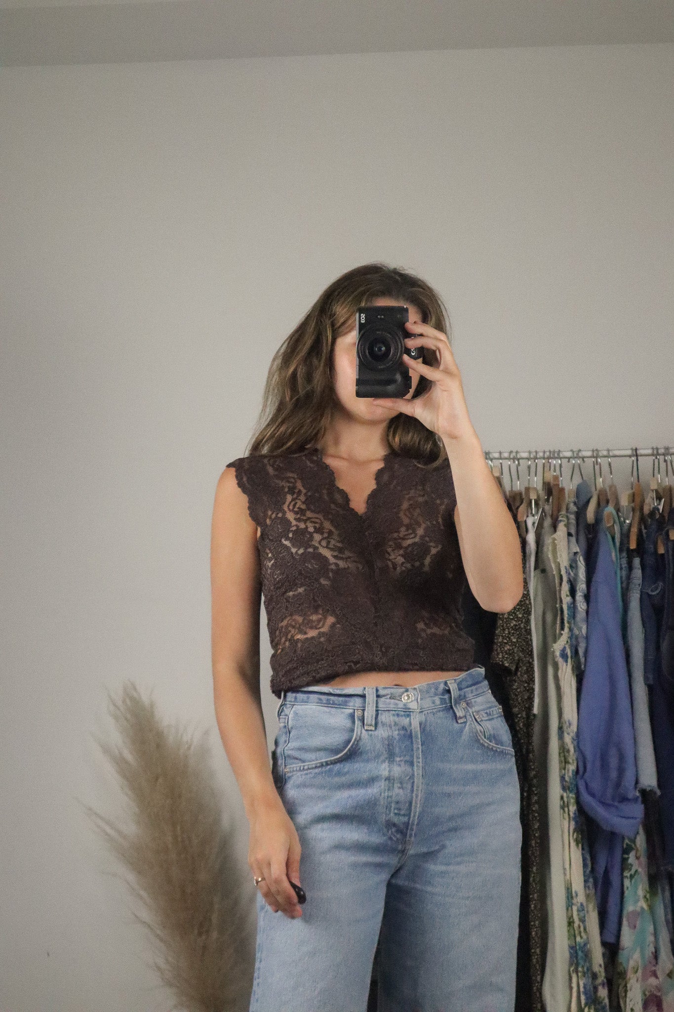Vintage x Lace Tank (S)