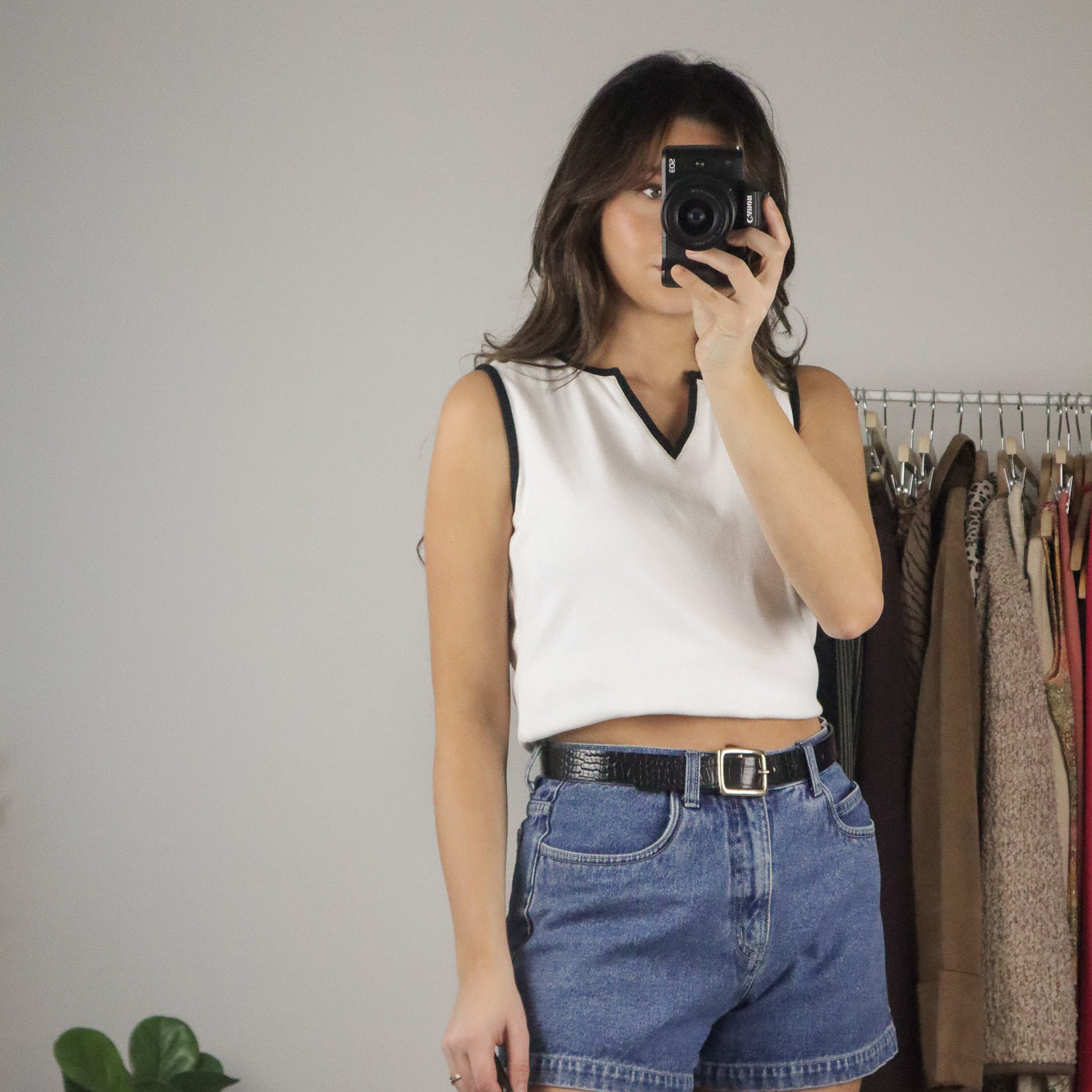 Vintage x Contrast Tank (S)