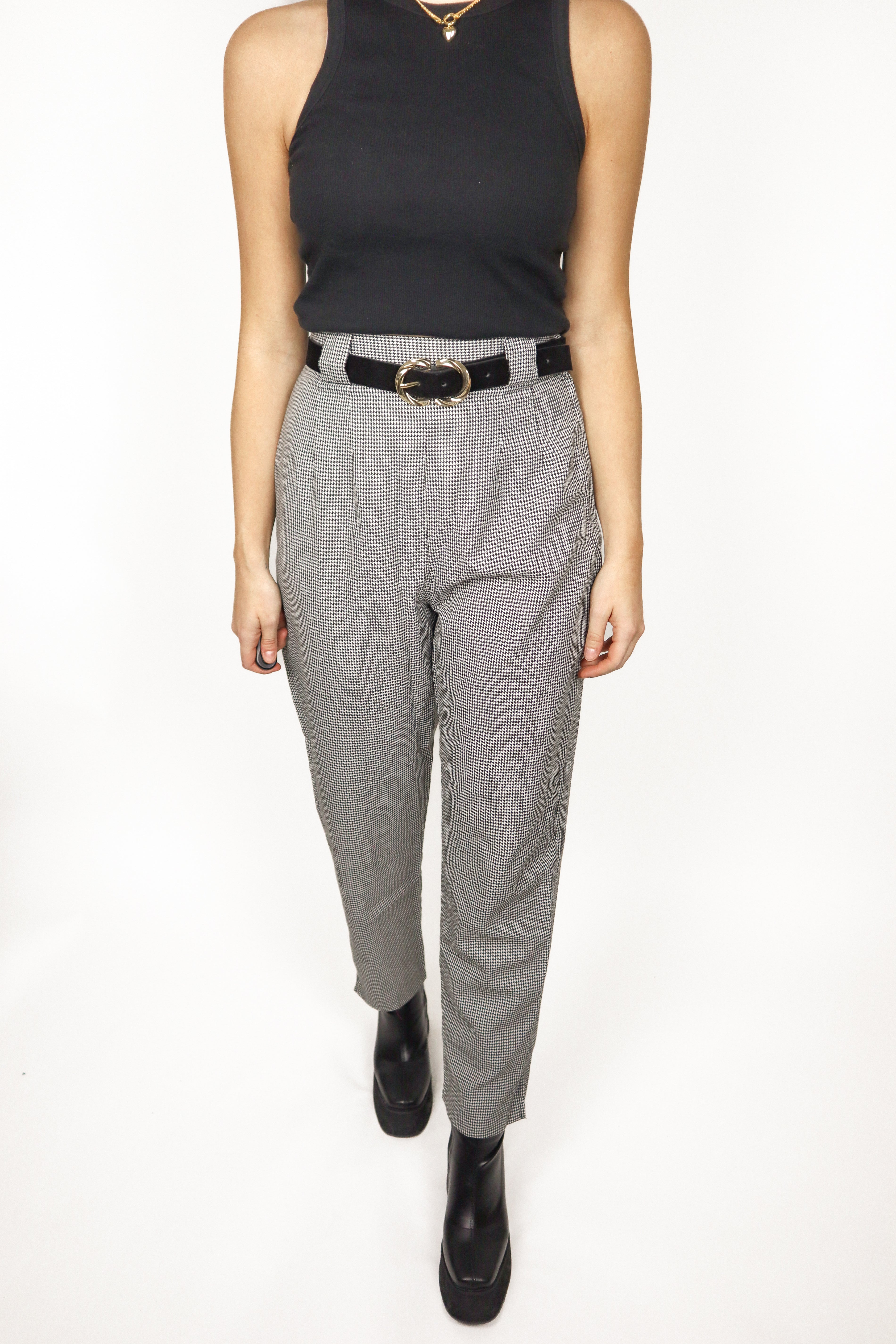 Deadstock Vintage x Made in Canada x Houndstooth Pants (2)