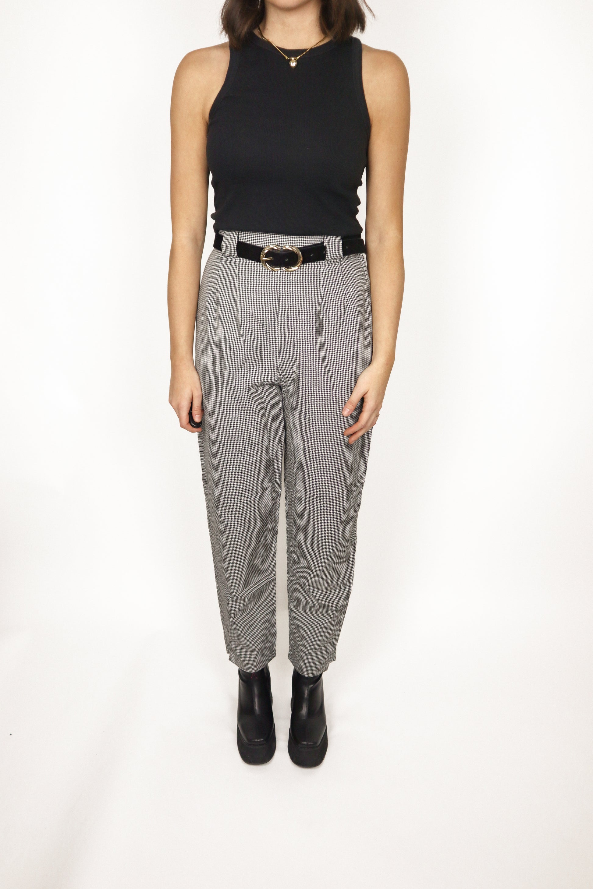 Deadstock Vintage x Made in Canada x Houndstooth Pants (2)