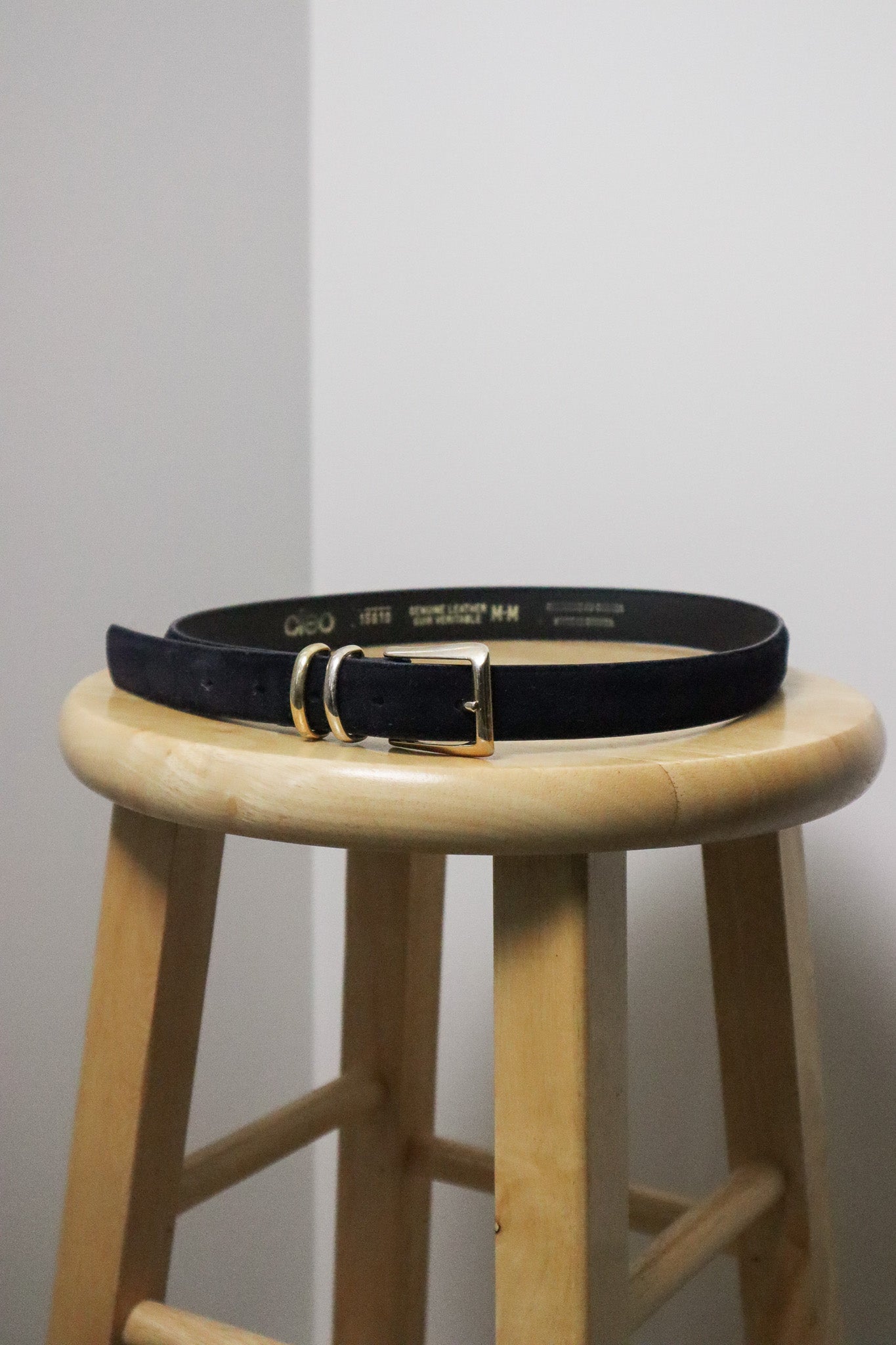 Made in Canada x Vintage x Suede Belt (S/M)