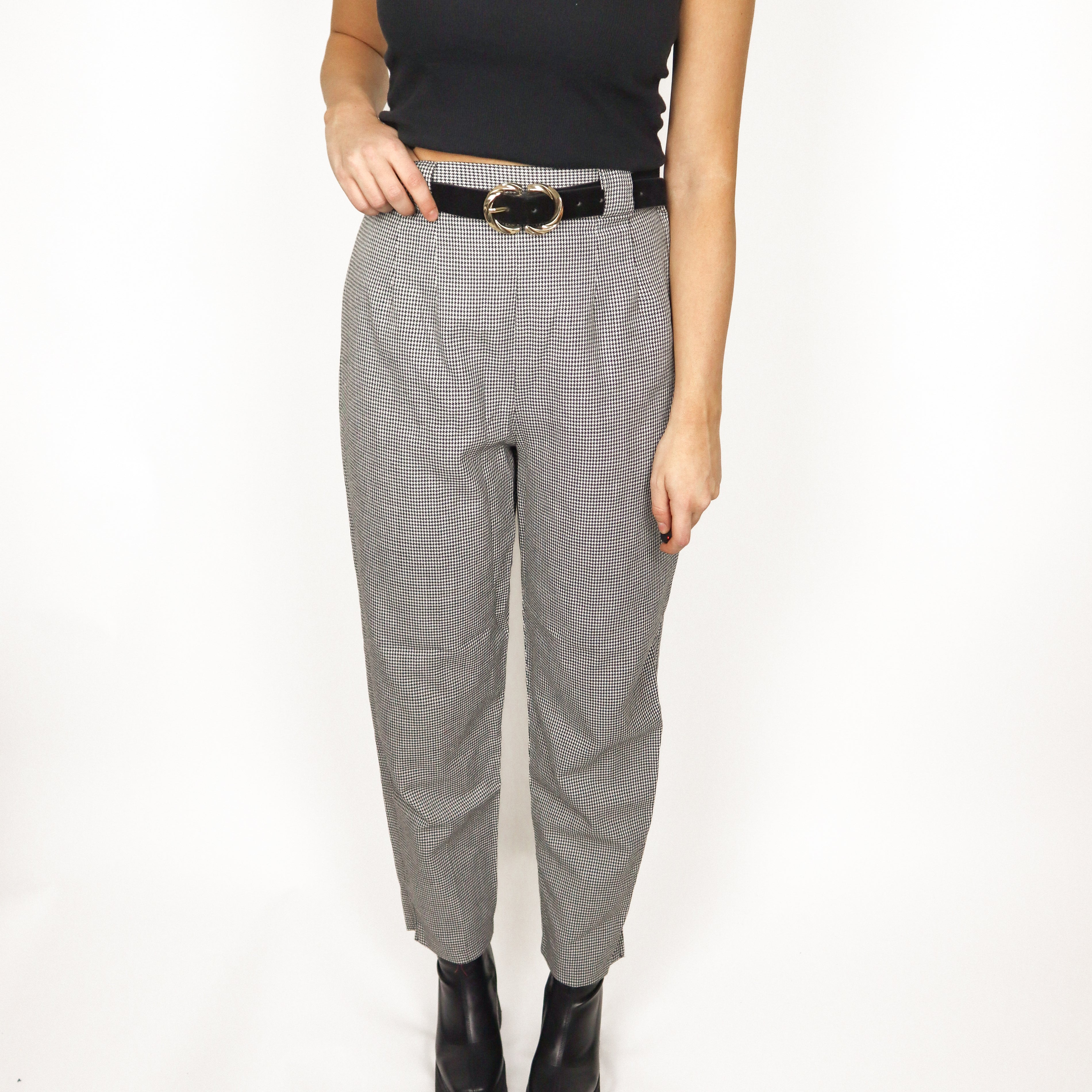 Deadstock Vintage x Made in Canada x Houndstooth Pants (2)