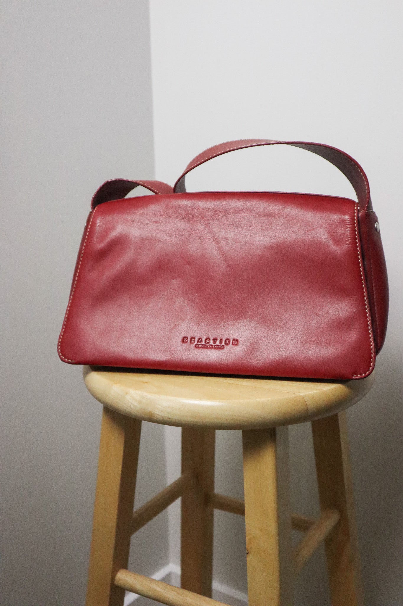 Vintage x Red Leather Purse
