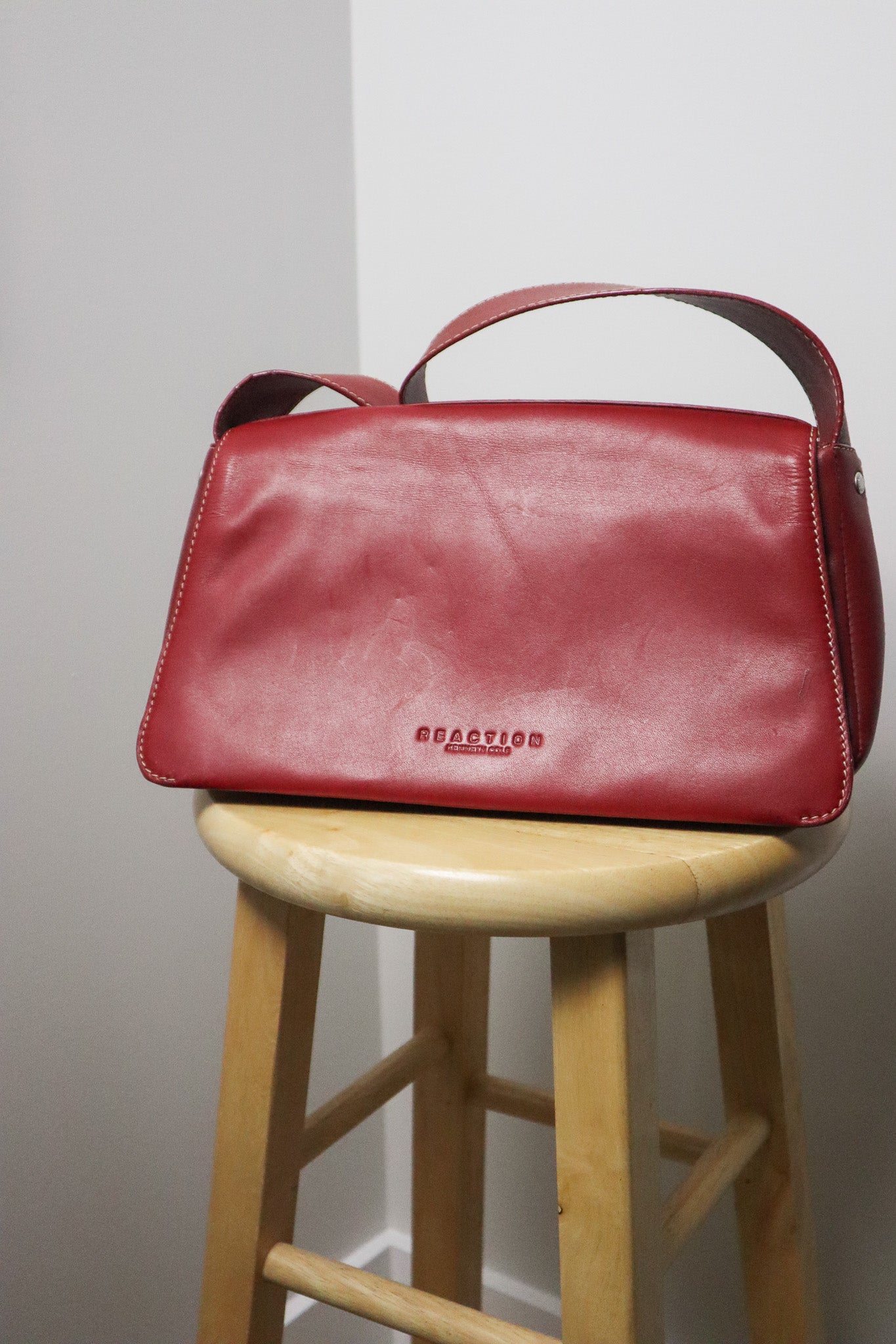 Vintage x Red Leather Purse