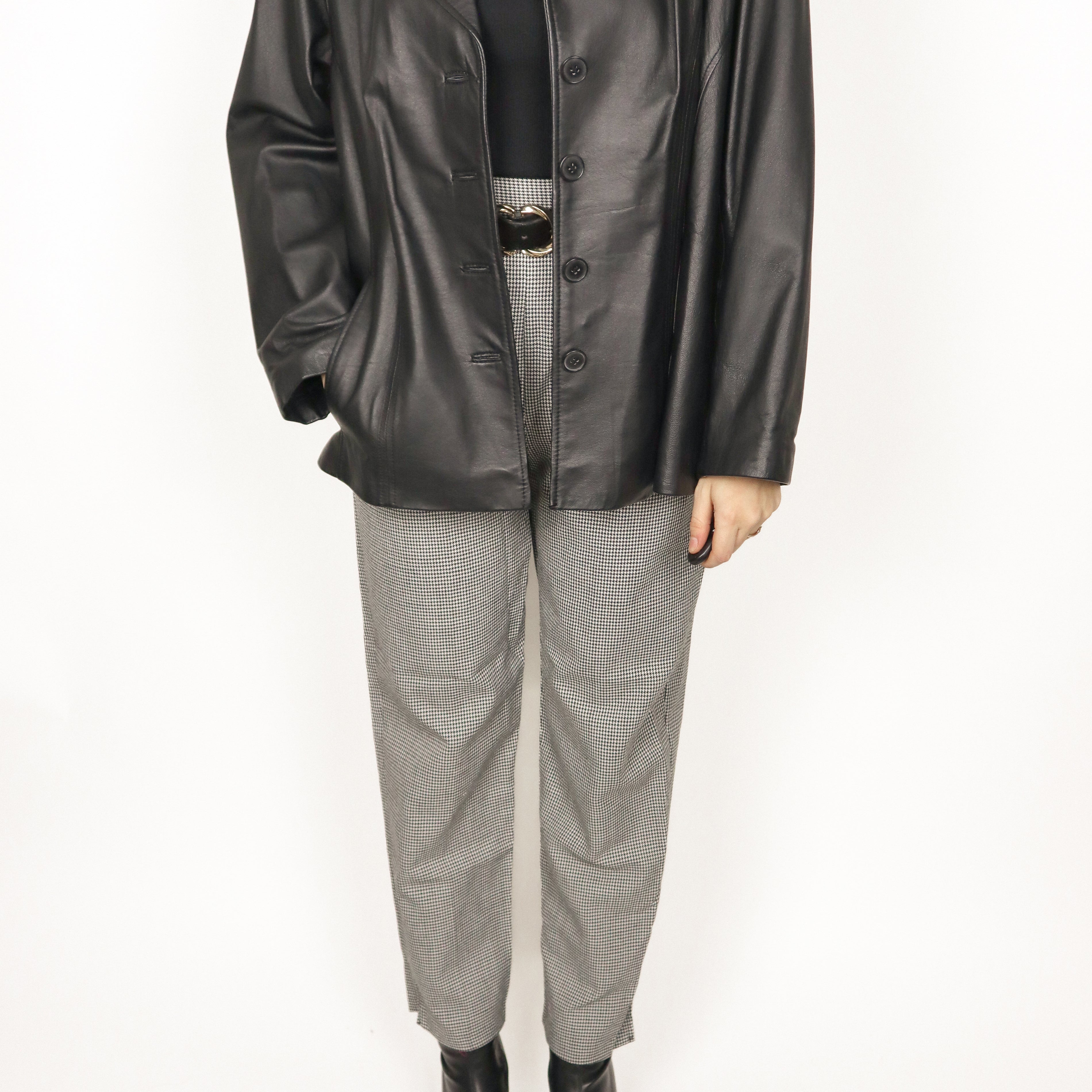 Vintage x Leather Blazer (M/L)