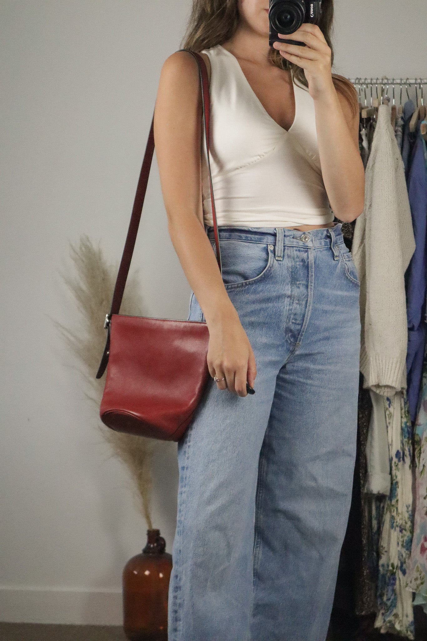 Coach x Leather Bucket Bag
