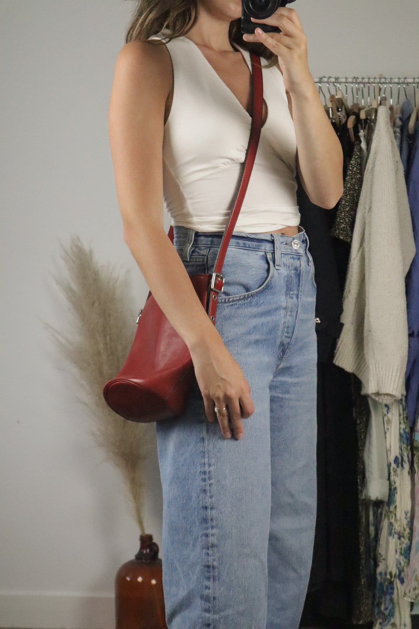 Coach x Leather Bucket Bag