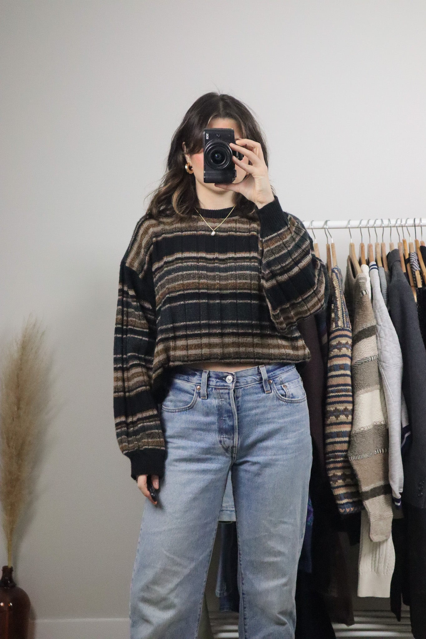 Made in Canada x Vintage x Strip Sweater (M/L)