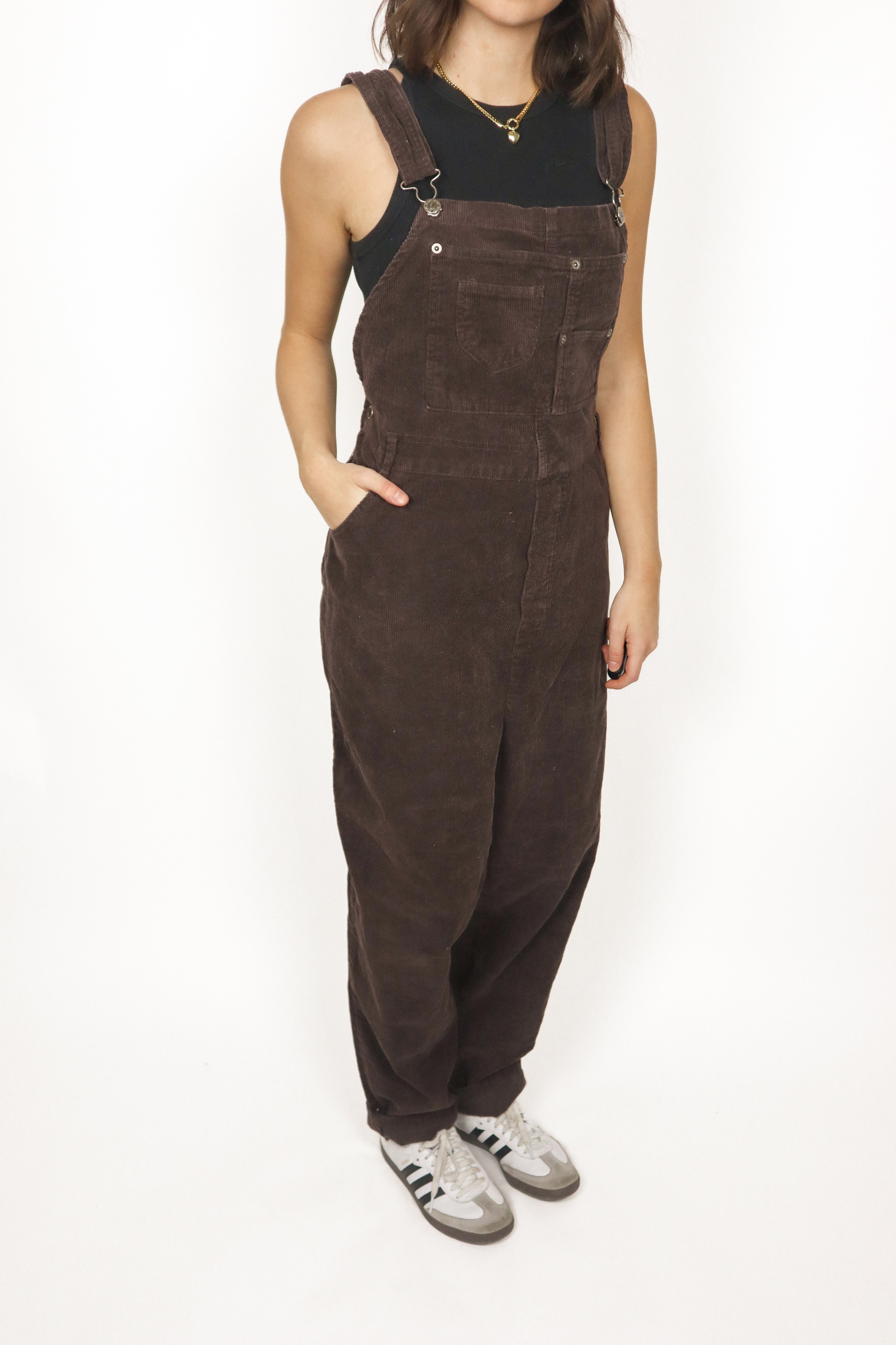Vintage x Corduroy Overalls (L/XL)