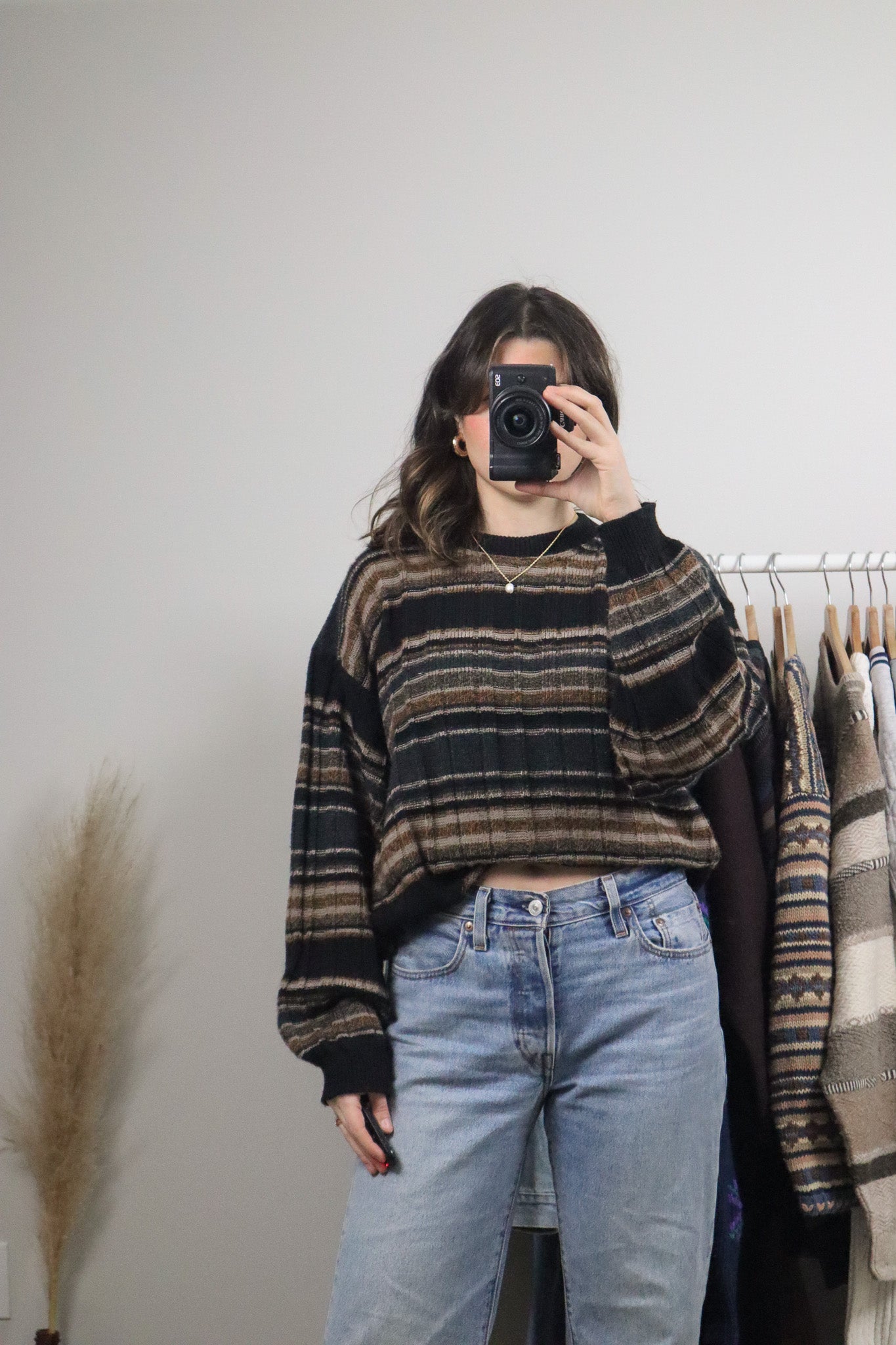 Made in Canada x Vintage x Strip Sweater (M/L)