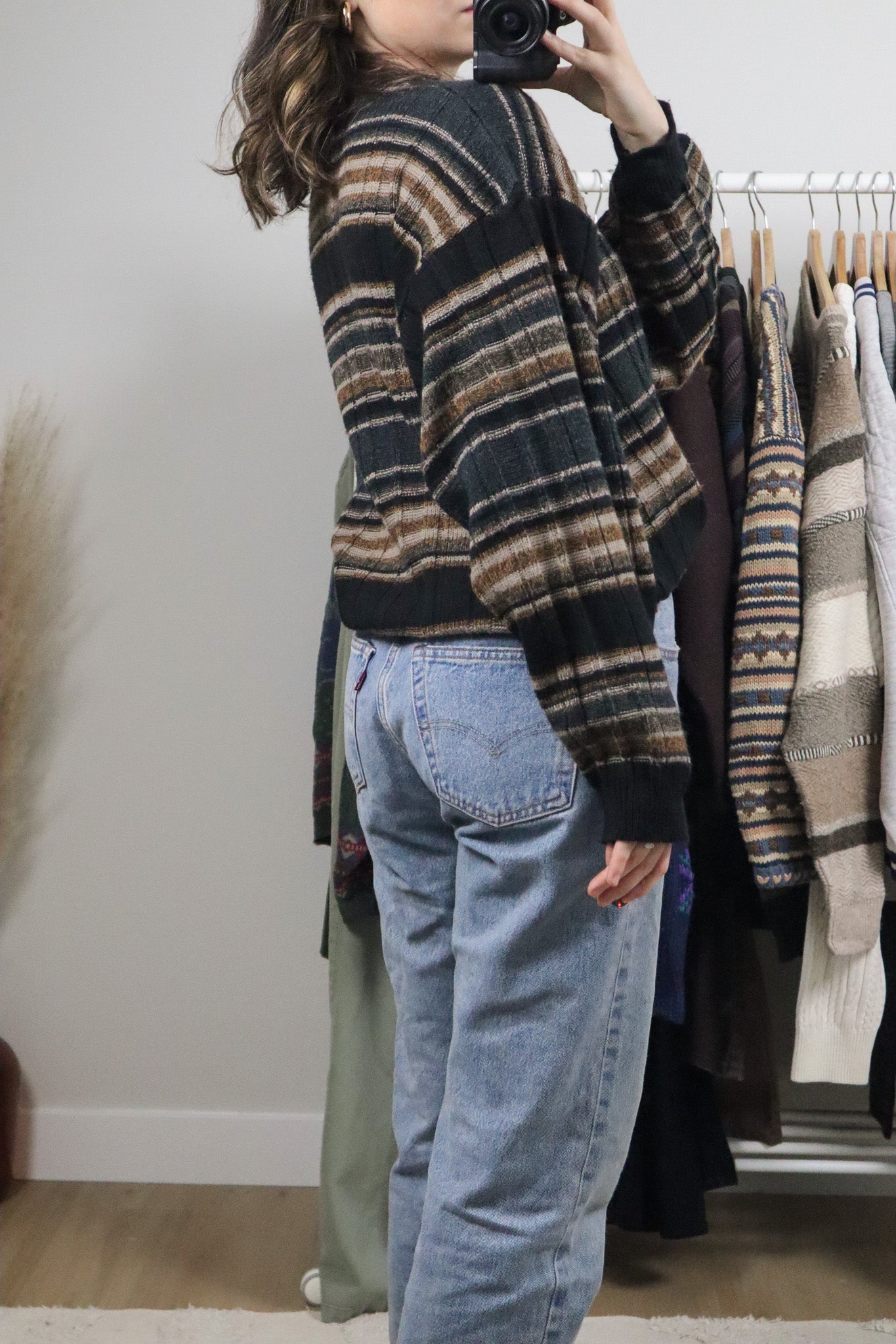 Made in Canada x Vintage x Strip Sweater (M/L)