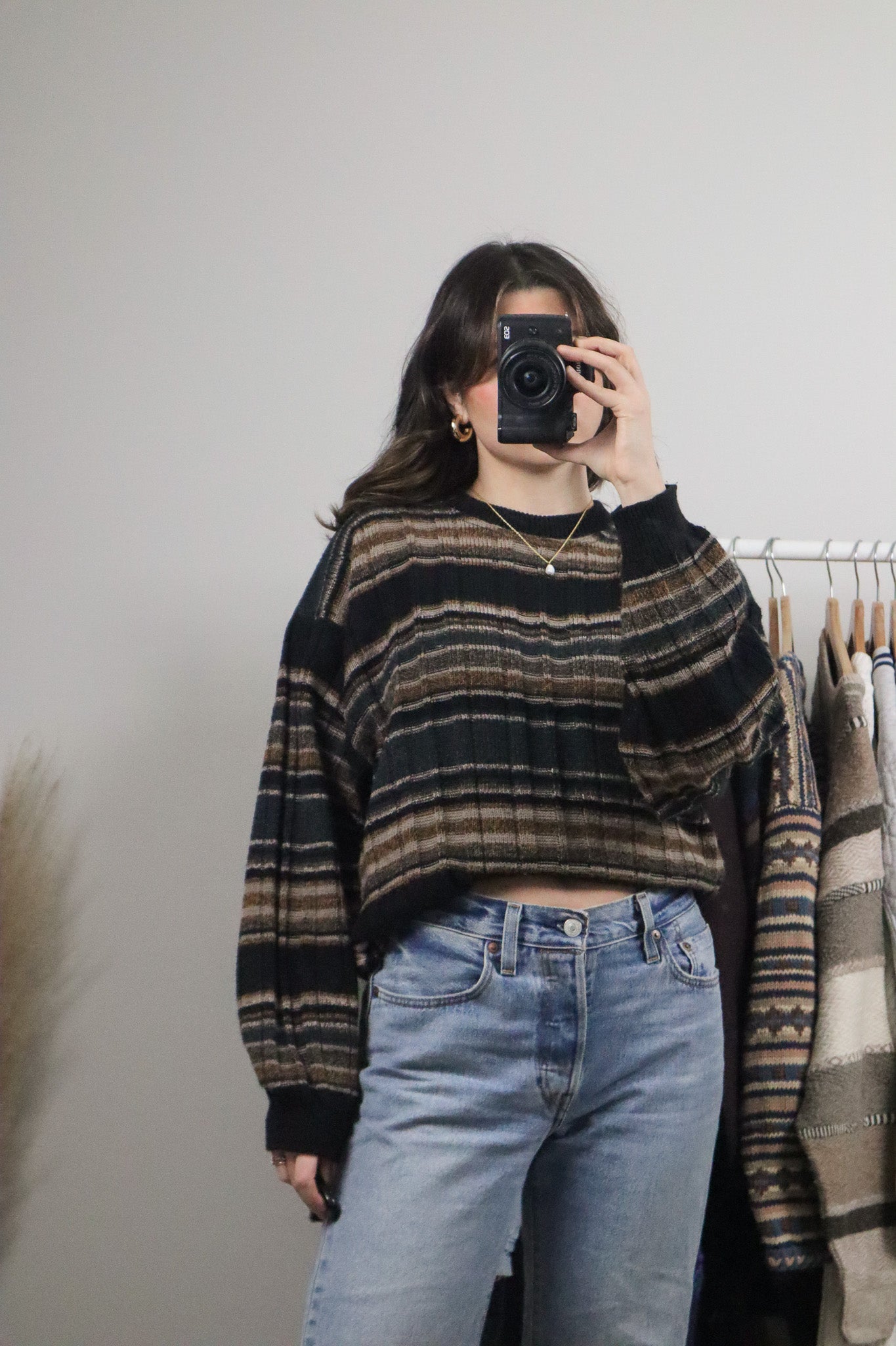 Made in Canada x Vintage x Strip Sweater (M/L)