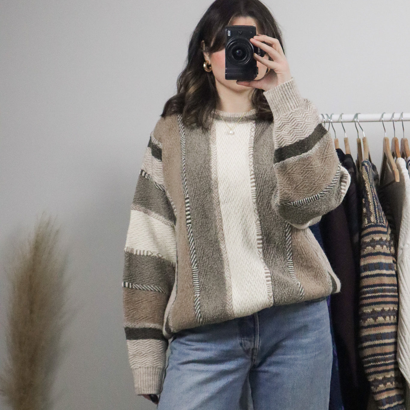 Made in Italy x Vintage x Wool Textured Knit (L)