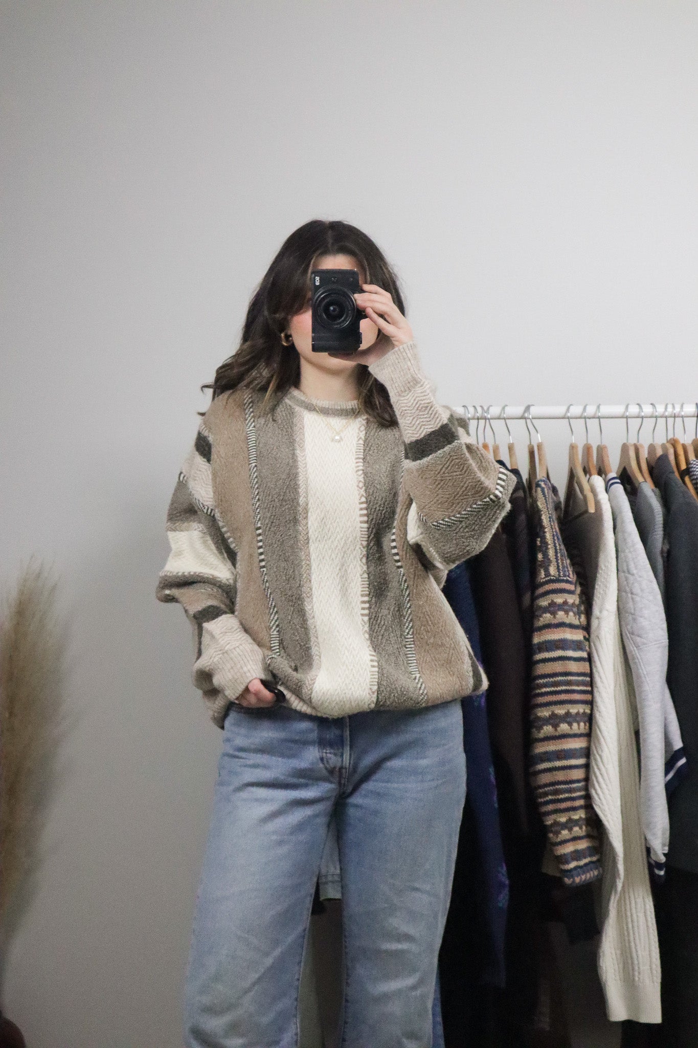 Made in Italy x Vintage x Wool Textured Knit (L)