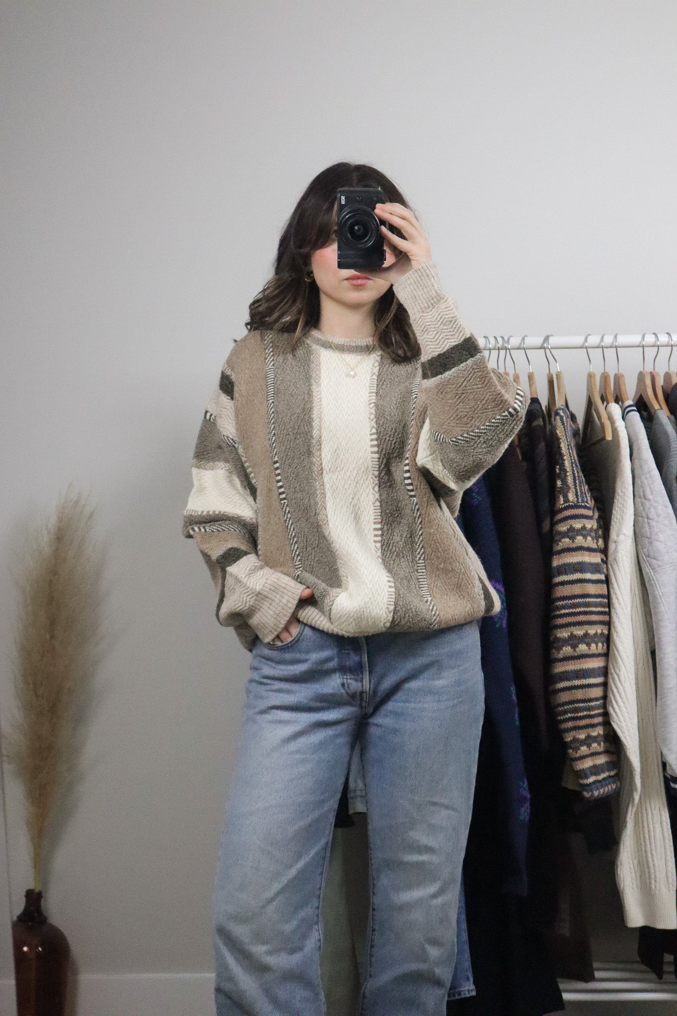 Made in Italy x Vintage x Wool Textured Knit (L)
