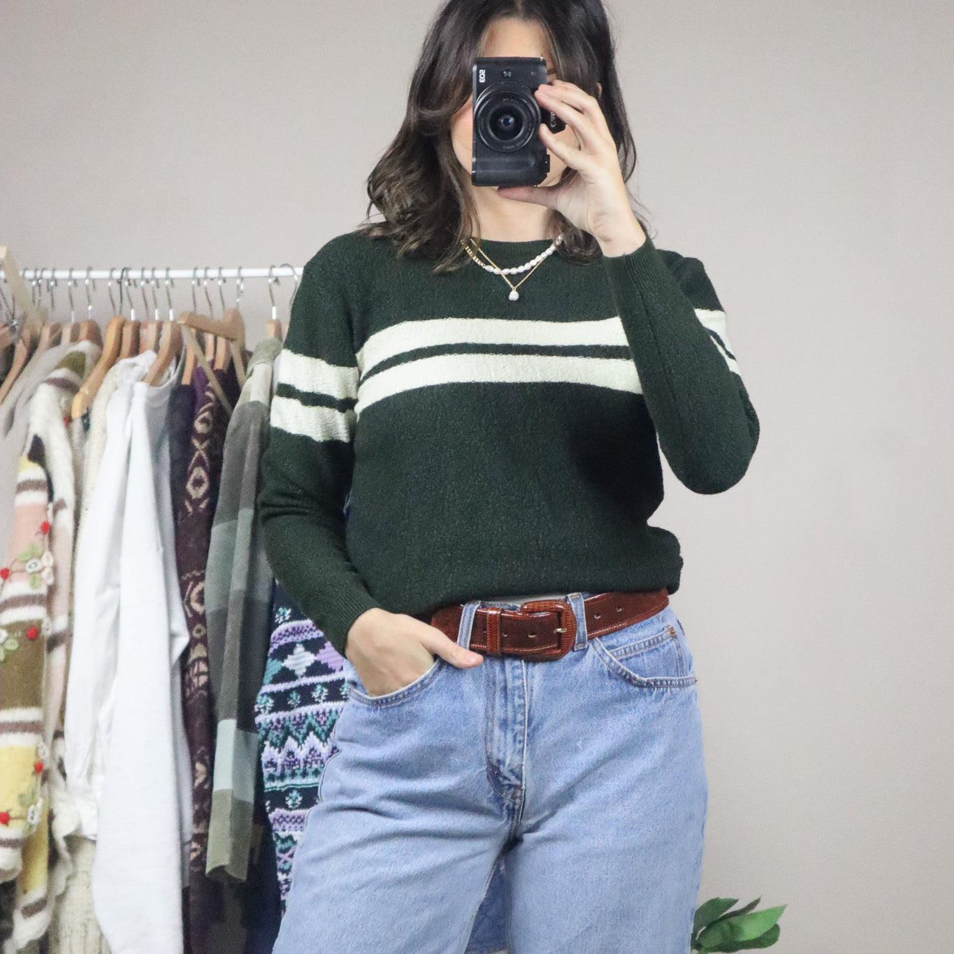 Vintage x Striped Sweater (XS/S)