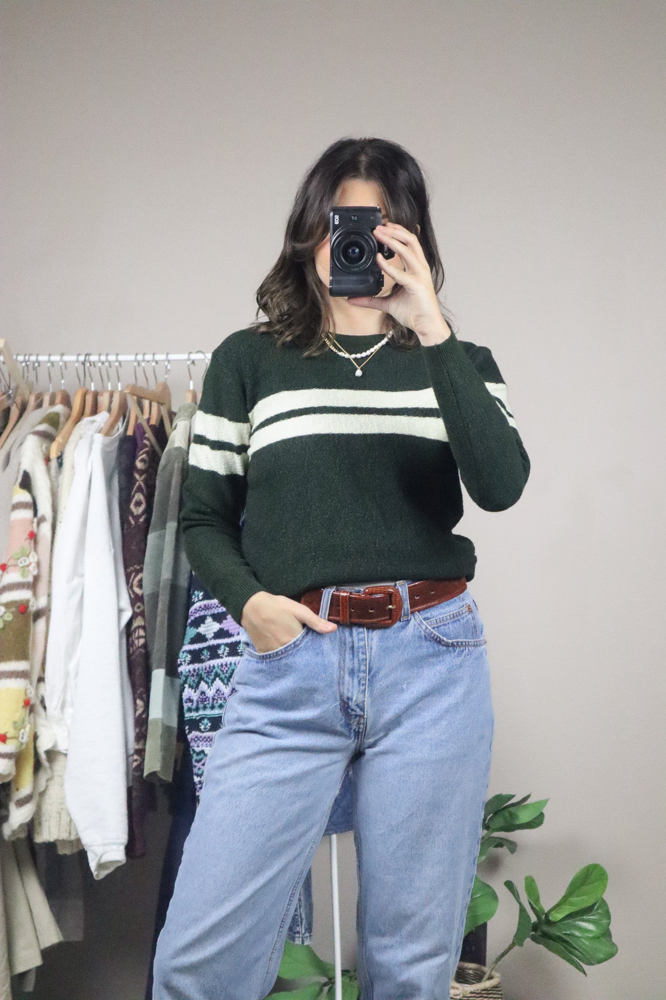 Vintage x Striped Sweater (XS/S)