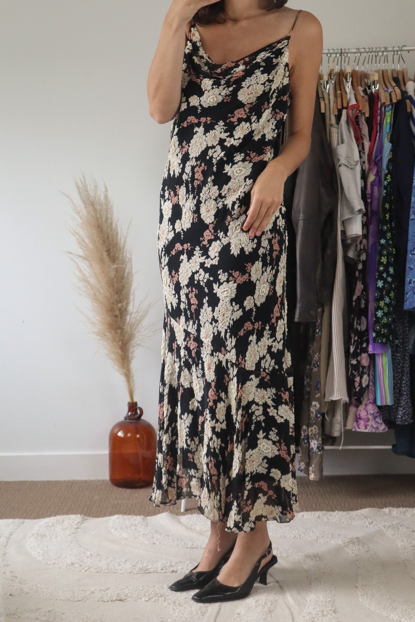 Vintage x Beaded Maxi Dress (8/10)